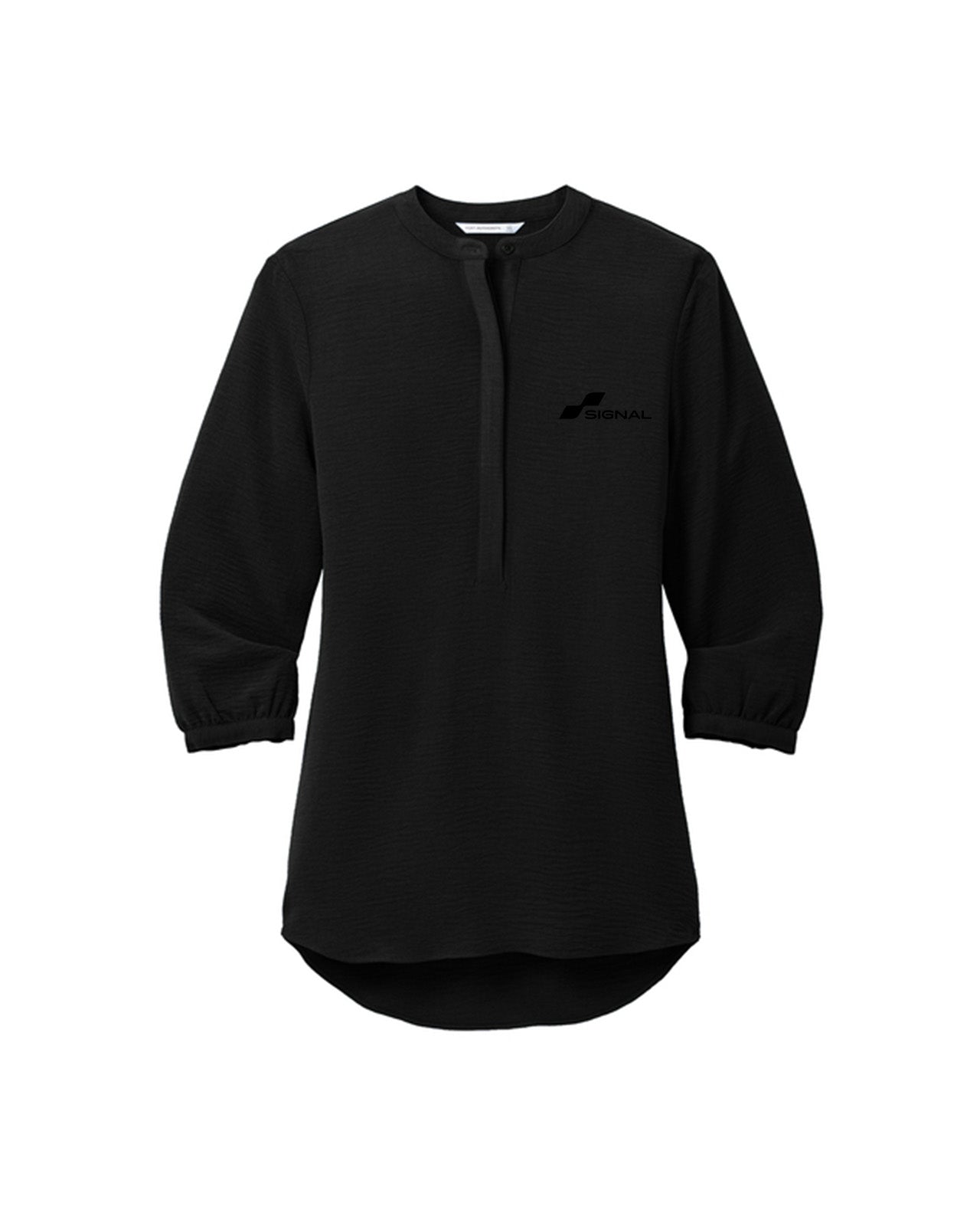 Port Authority Women's 3/4 Sleeve Textured Crepe Tunic