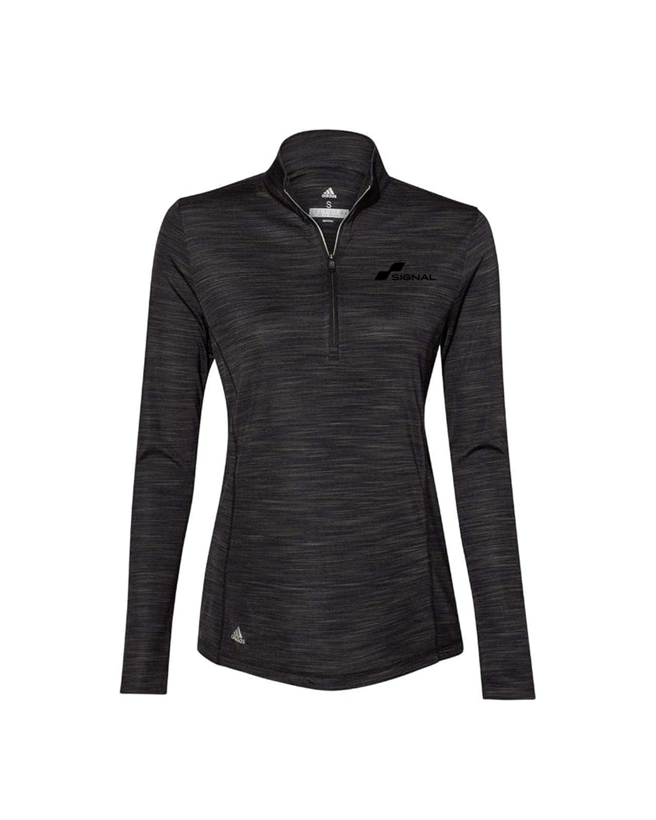 Adidas Women's Lightweight Melange Quarter-Zip Pullover