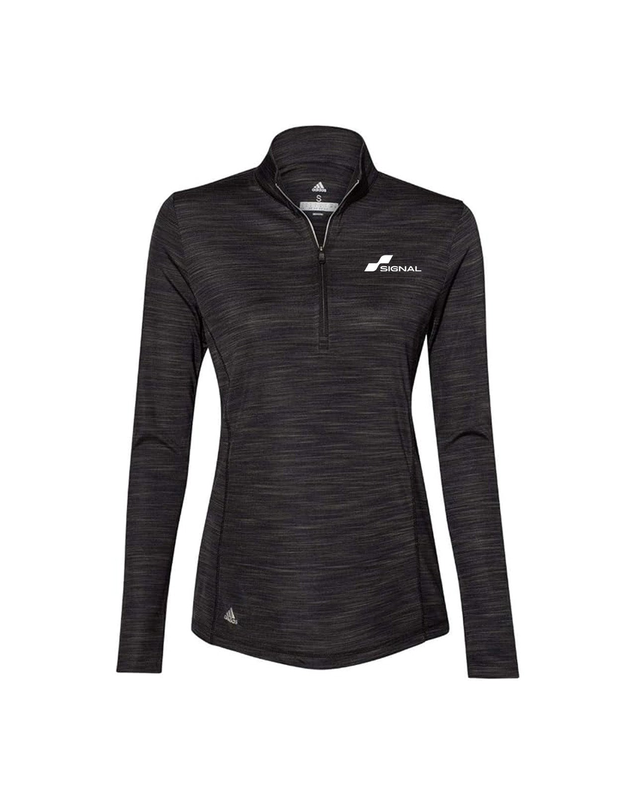 Adidas Women's Lightweight Melange Quarter-Zip Pullover