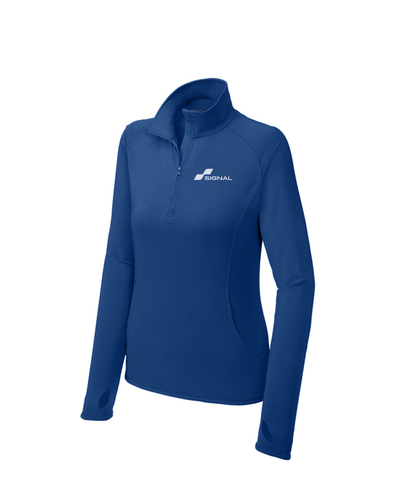 Sport-Tek Ladies Sport-Wick Stretch 1/2-Zip Pullover