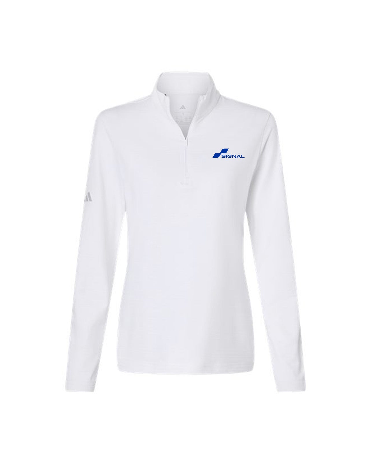 Adidas Women's Textured Stripe 1/4-Zip Pullover