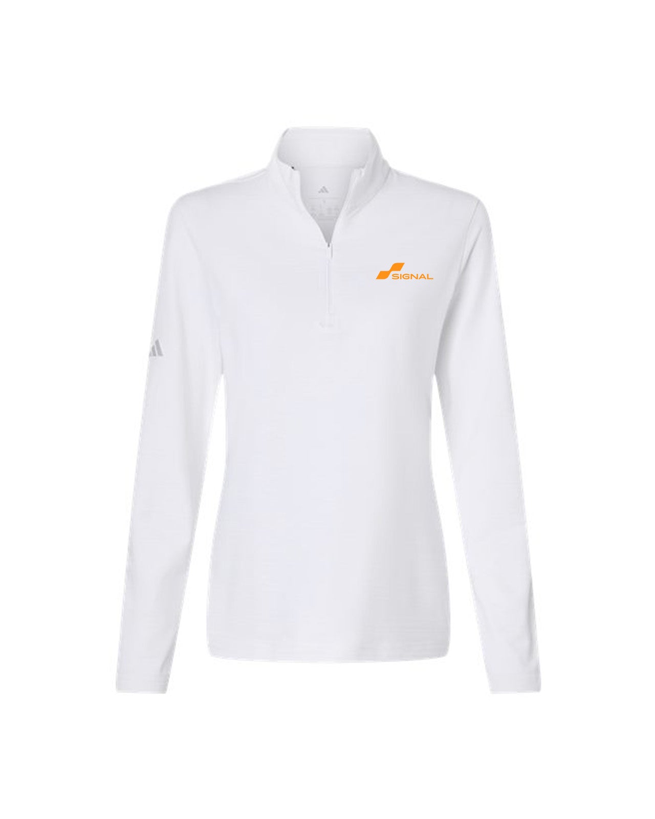 Adidas Women's Textured Stripe 1/4-Zip Pullover