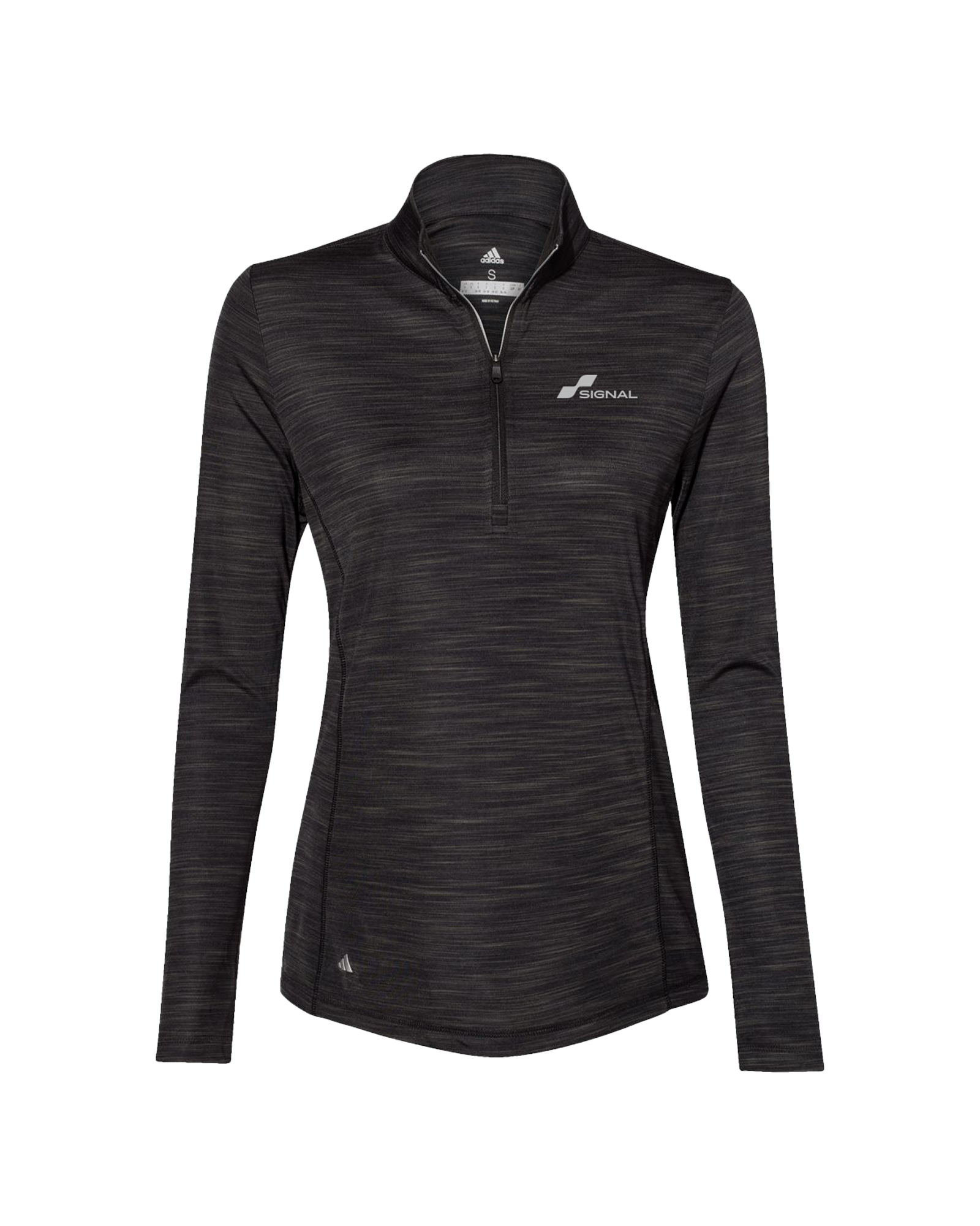 Adidas Women's Lightweight Melange Quarter-Zip Pullover