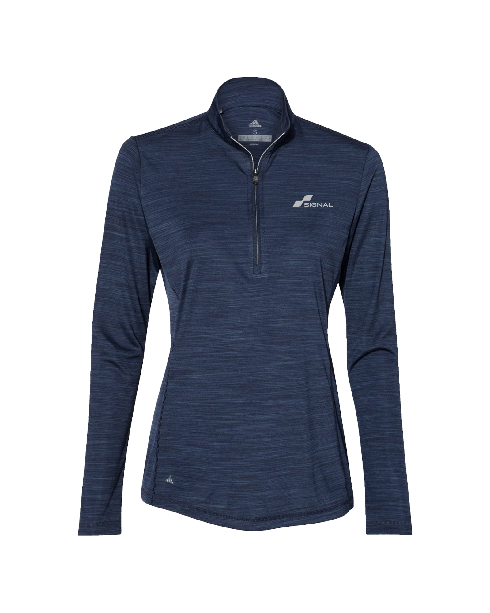 Adidas Women's Lightweight Melange Quarter-Zip Pullover