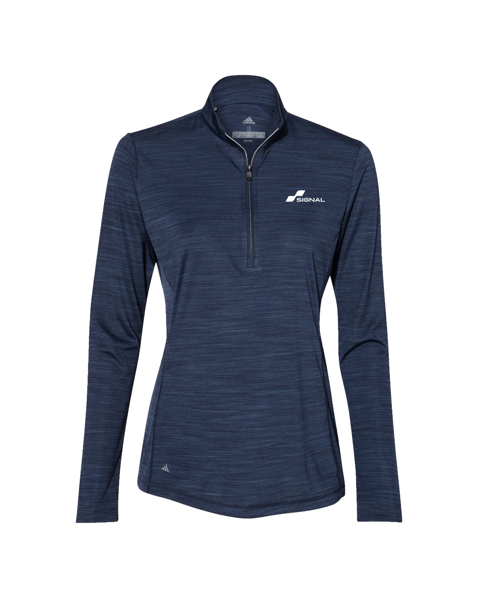 Adidas Women's Lightweight Melange Quarter-Zip Pullover