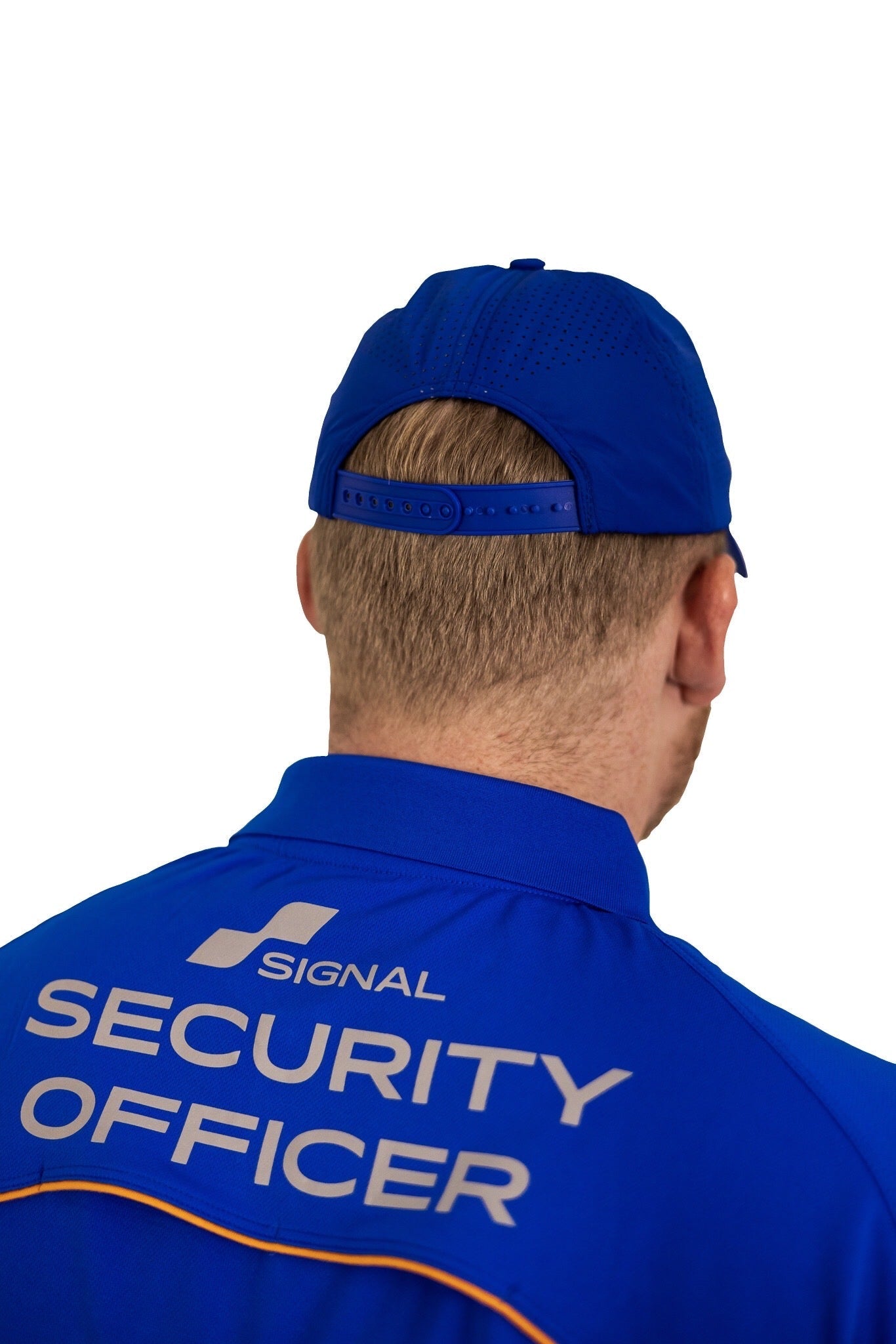 Blue Reflective Security Hat - One Size