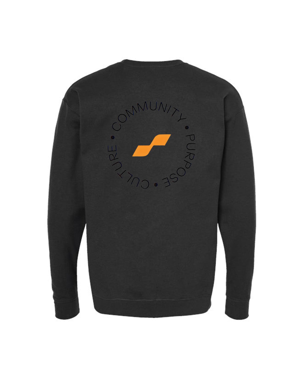 Custom Branded Crewneck Sweatshirt - Black