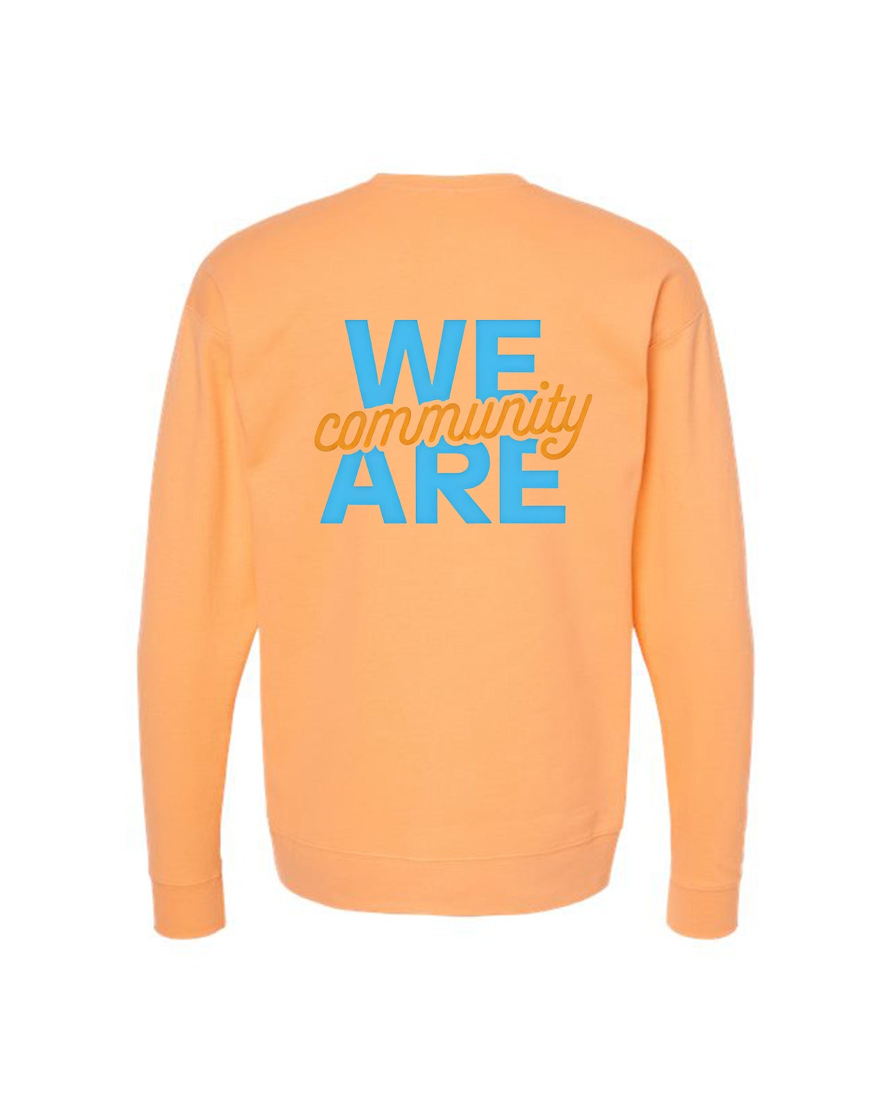 Custom Branded Crewneck Sweatshirt - Cantaloupe