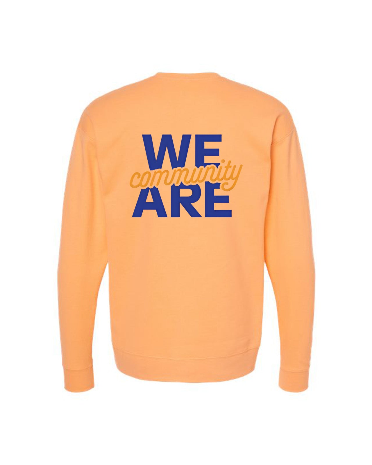 Custom Branded Crewneck Sweatshirt - Cantaloupe