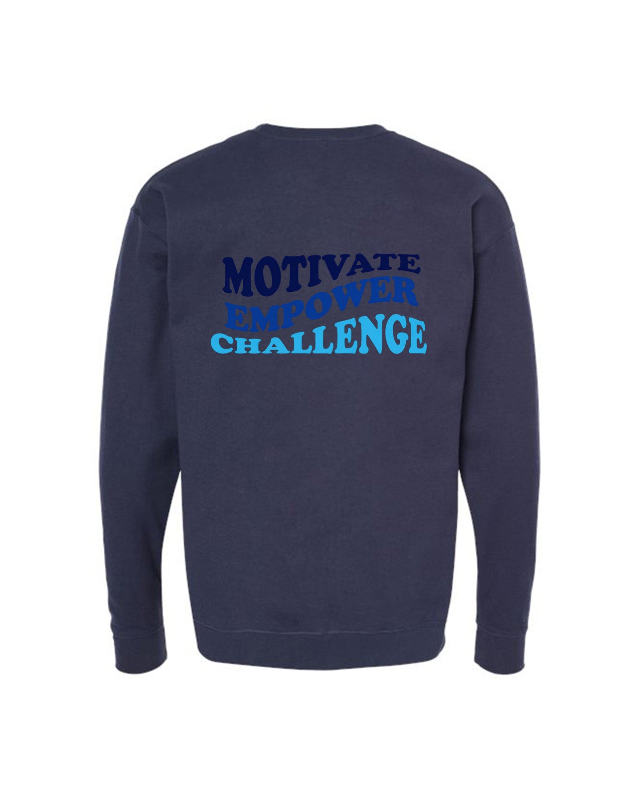 Custom Branded Crewneck Sweatshirt - Navy
