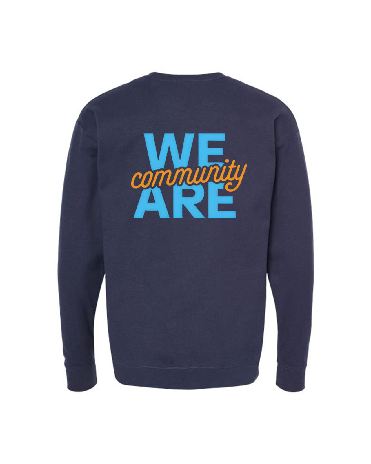 Custom Branded Crewneck Sweatshirt - Navy