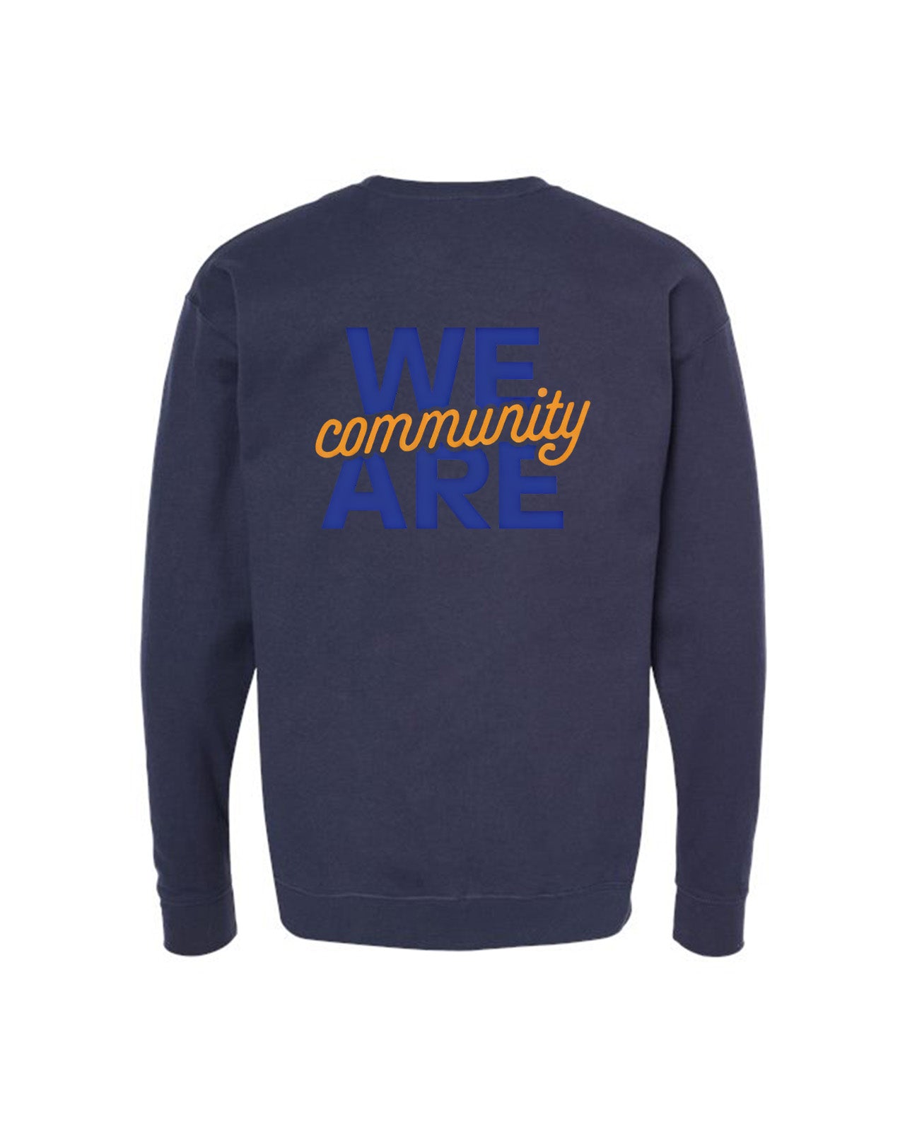 Custom Branded Crewneck Sweatshirt - Navy