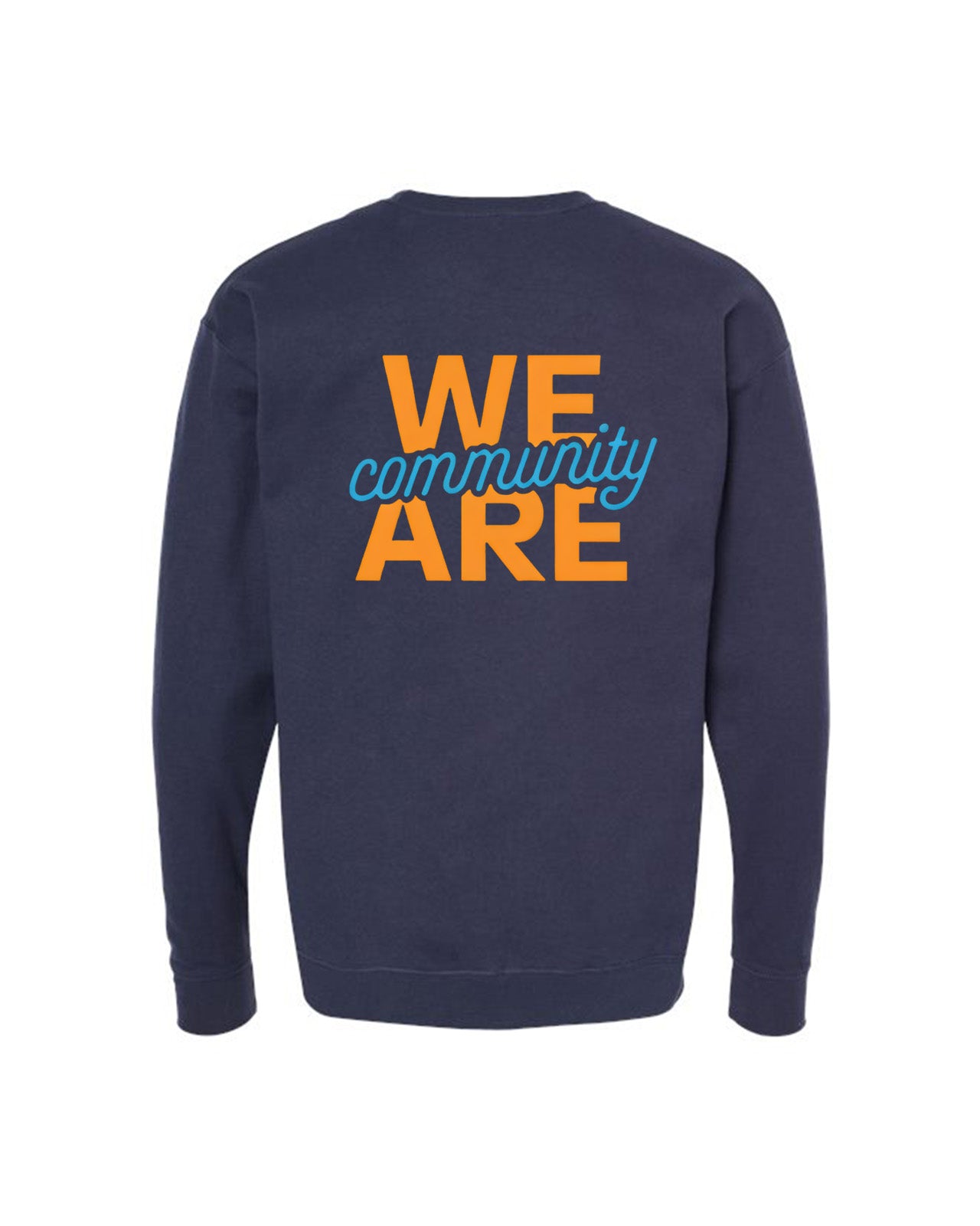 Custom Branded Crewneck Sweatshirt - Navy