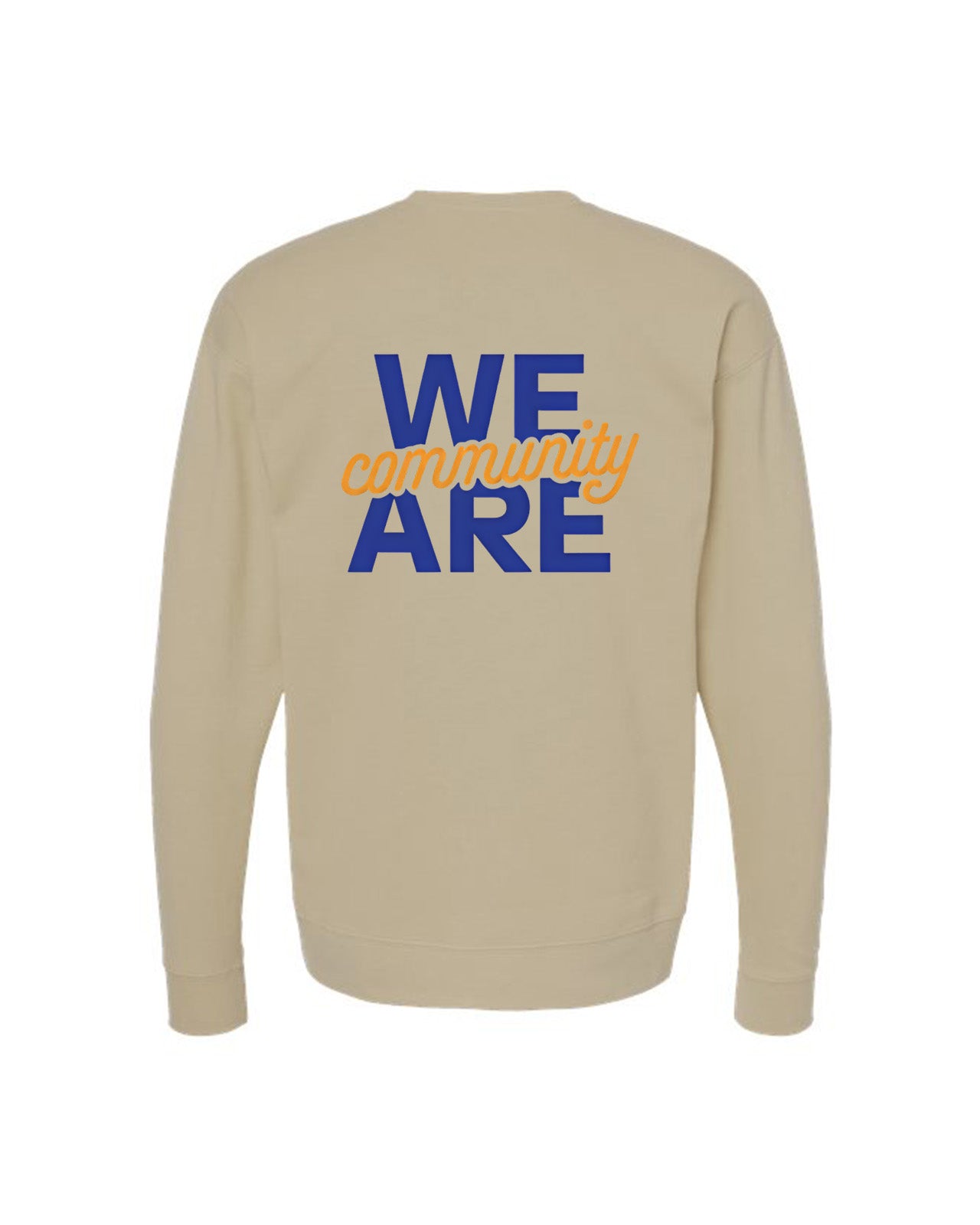 Custom Branded Crewneck Sweatshirt - Sand