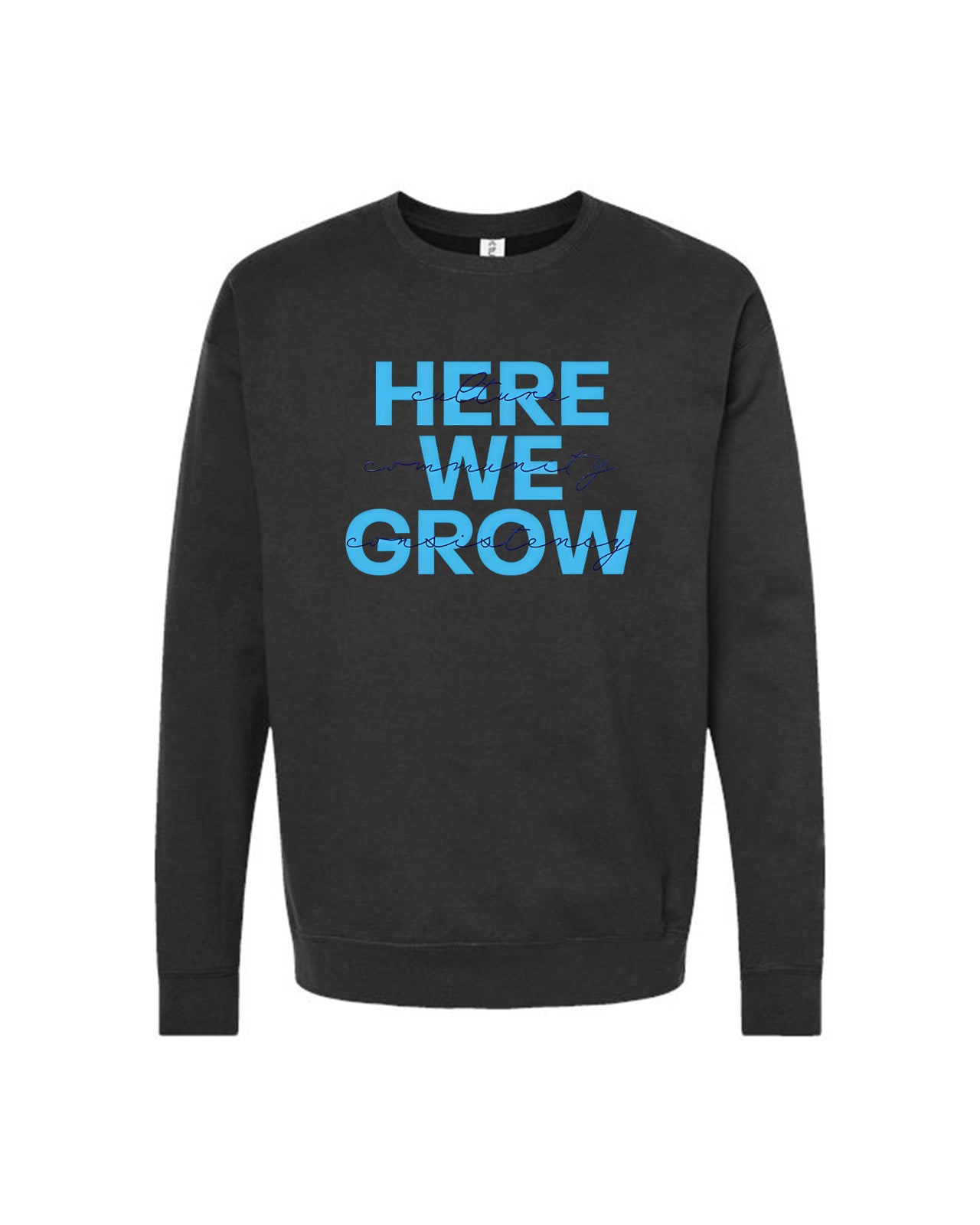 Custom Branded Crewneck Sweatshirt - Black