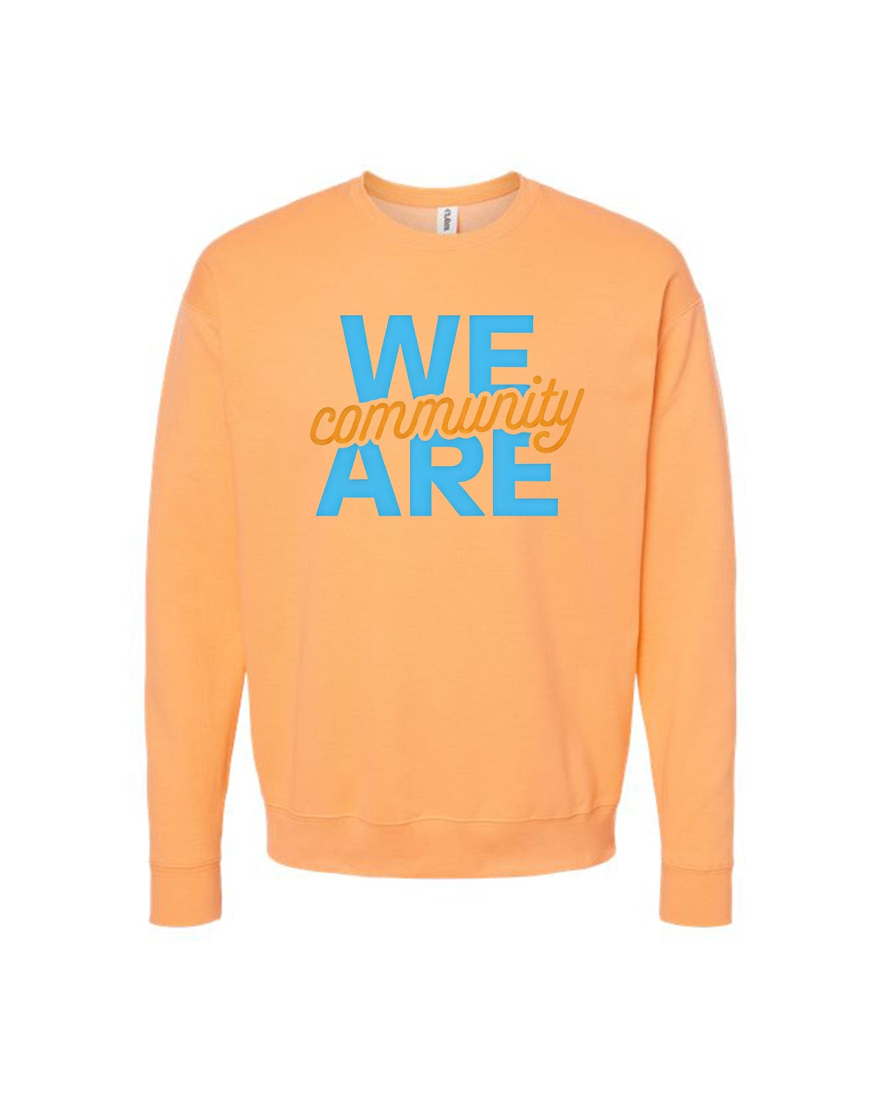 Custom Branded Crewneck Sweatshirt - Cantaloupe
