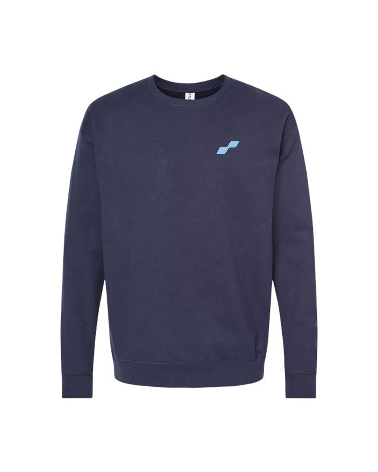 Custom Branded Crewneck Sweatshirt - Navy
