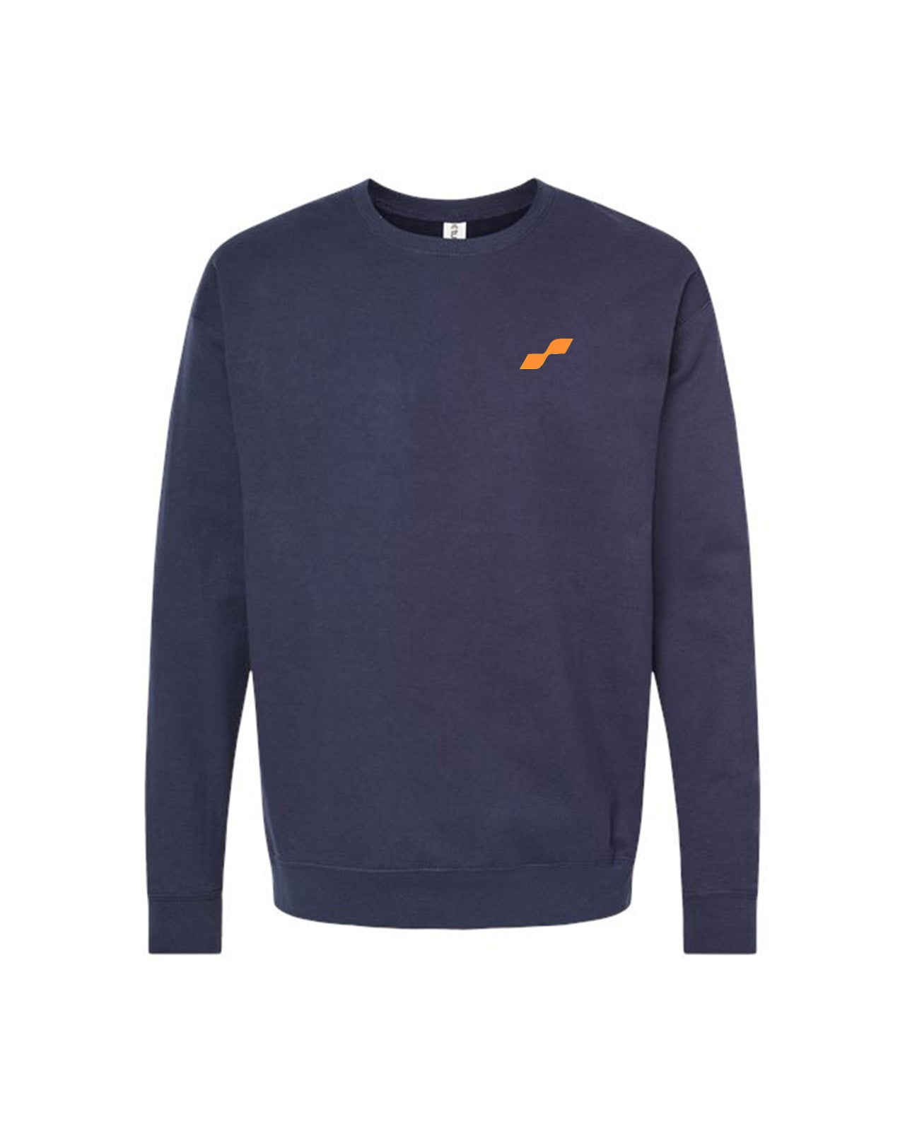 Custom Branded Crewneck Sweatshirt - Navy