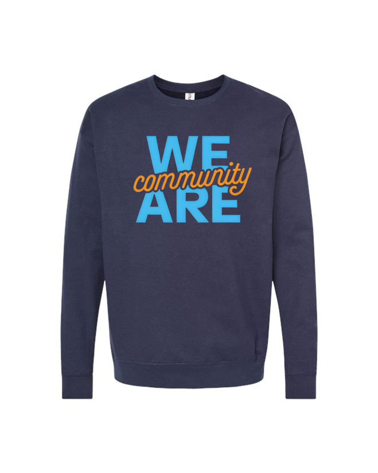 Custom Branded Crewneck Sweatshirt - Navy