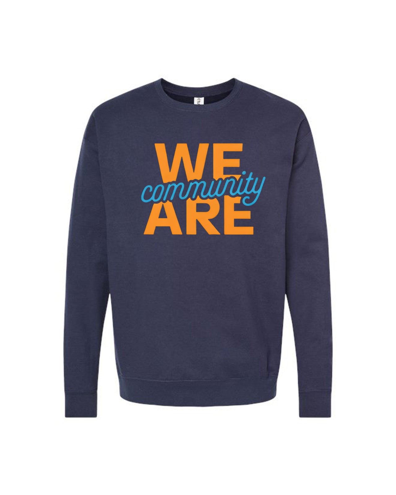 Custom Branded Crewneck Sweatshirt - Navy