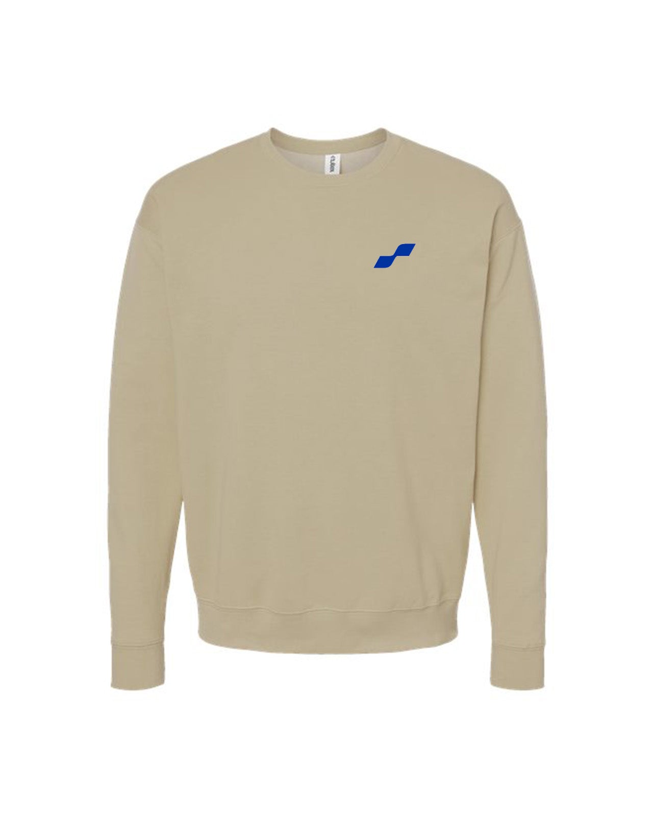 Custom Branded Crewneck Sweatshirt - Sand