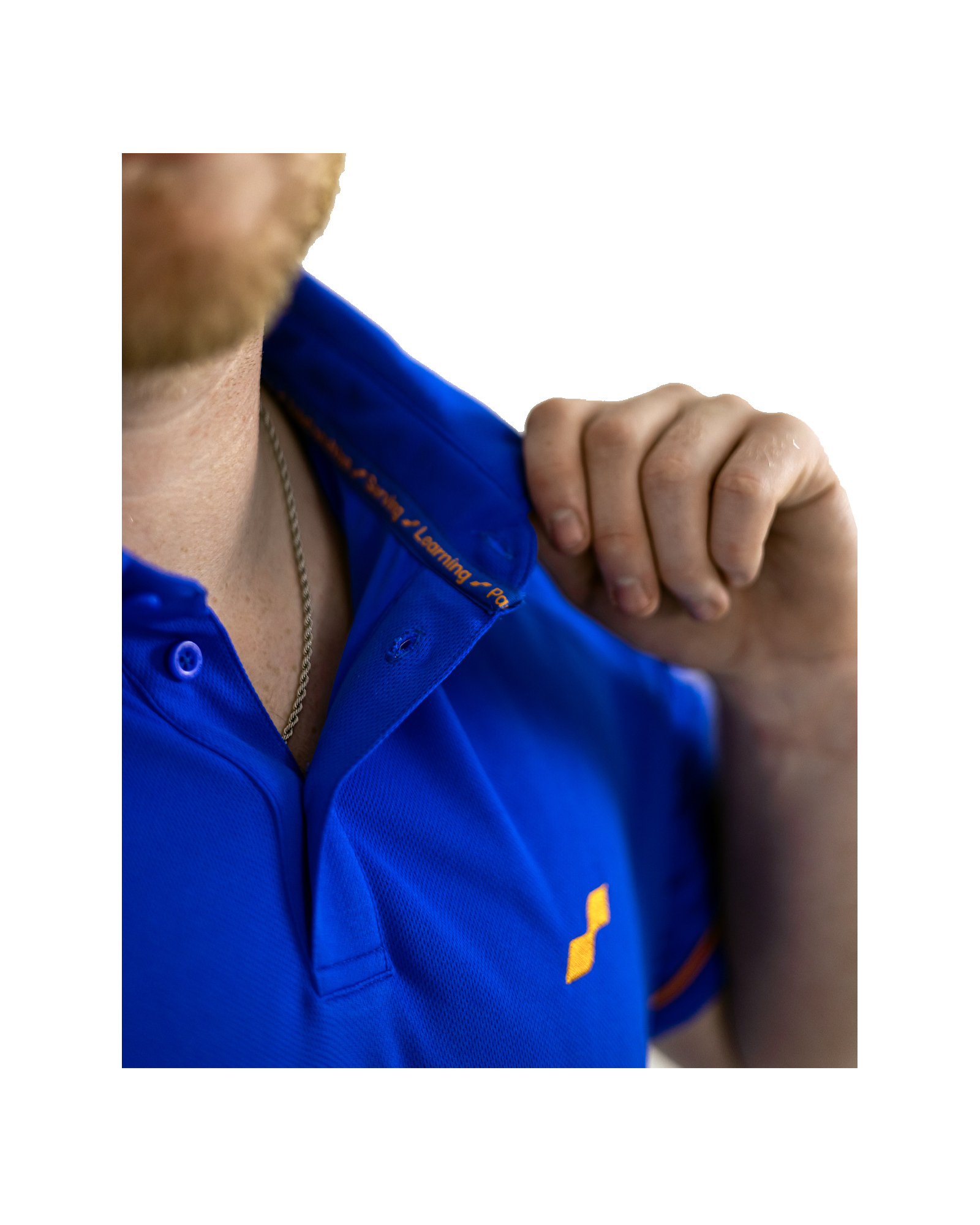 Custom Blue Signal Polo