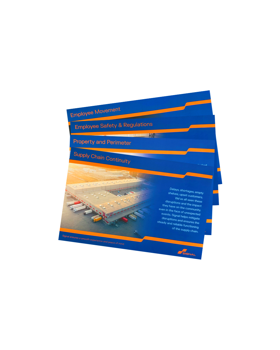 Manufacturing & Distribution Service Cards (4 Pack)