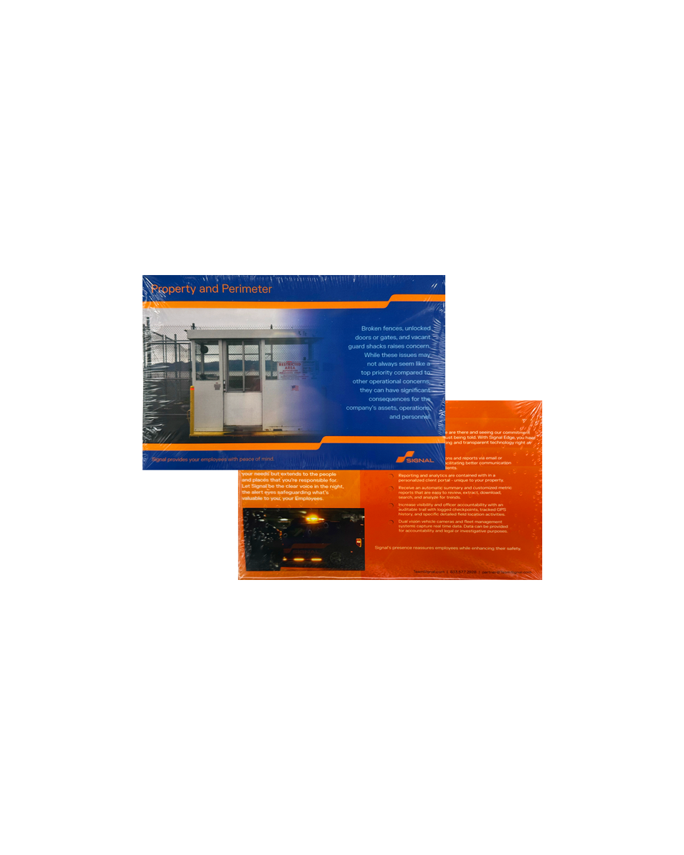 Manufacturing & Distribution Service Cards (4 Pack)