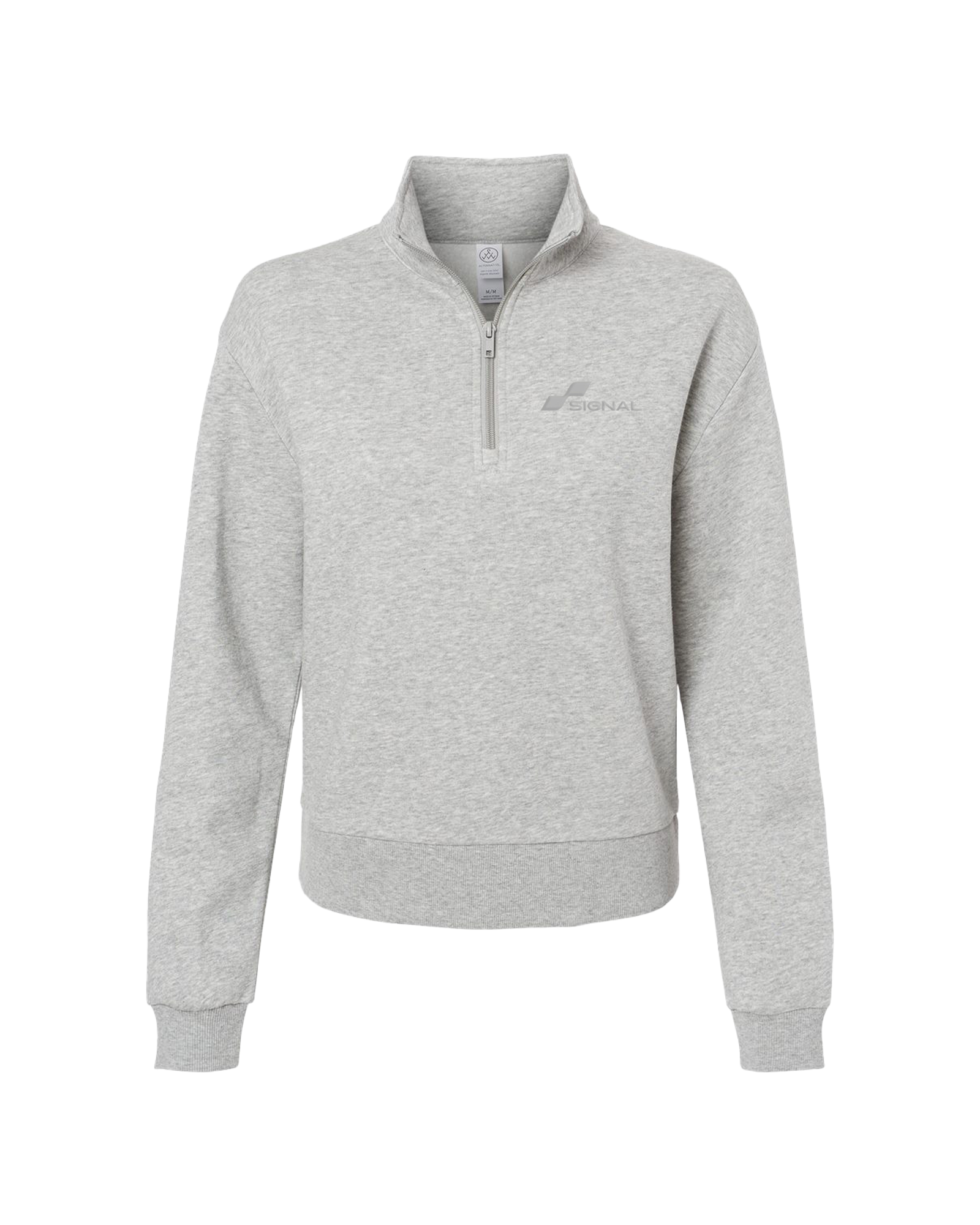 Womens's Eco-cozy Fleece Quarter-Zip Sweatshirt