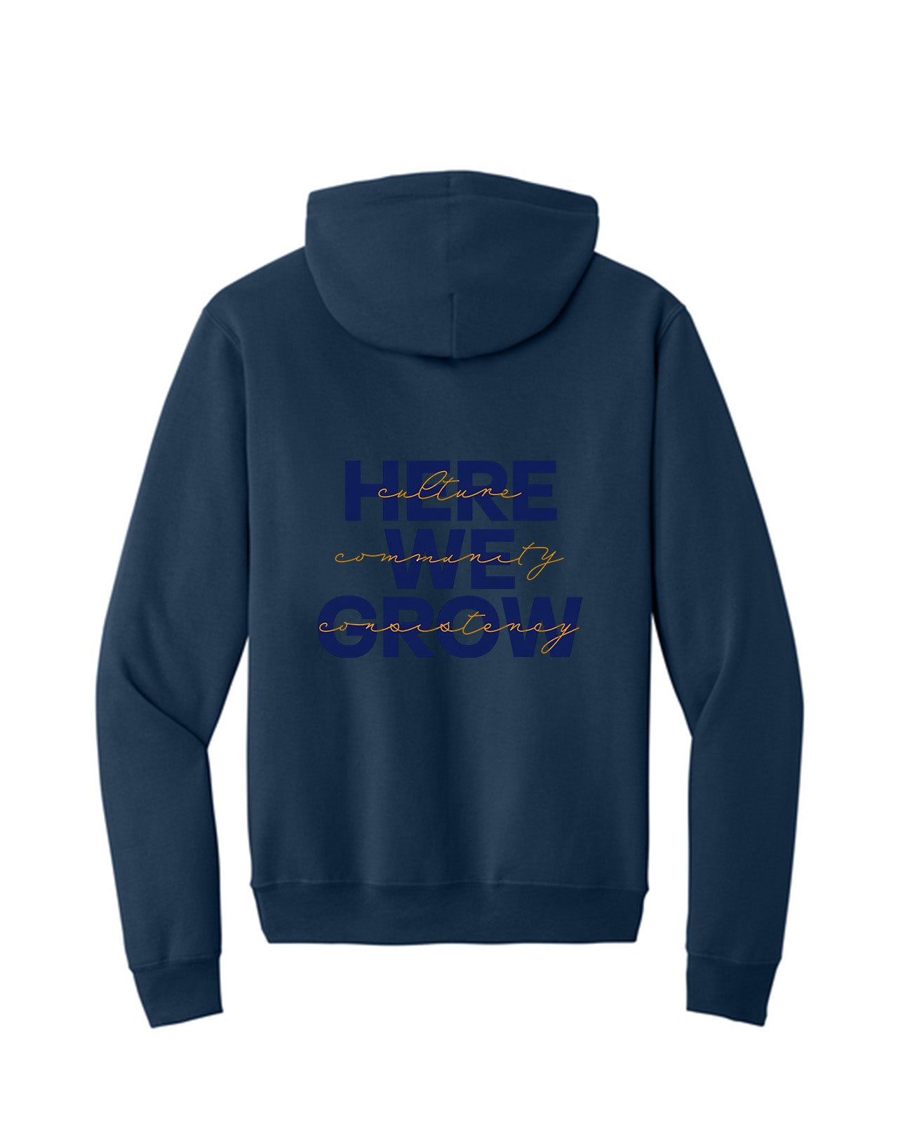 Custom Branded Hoodie - Navy