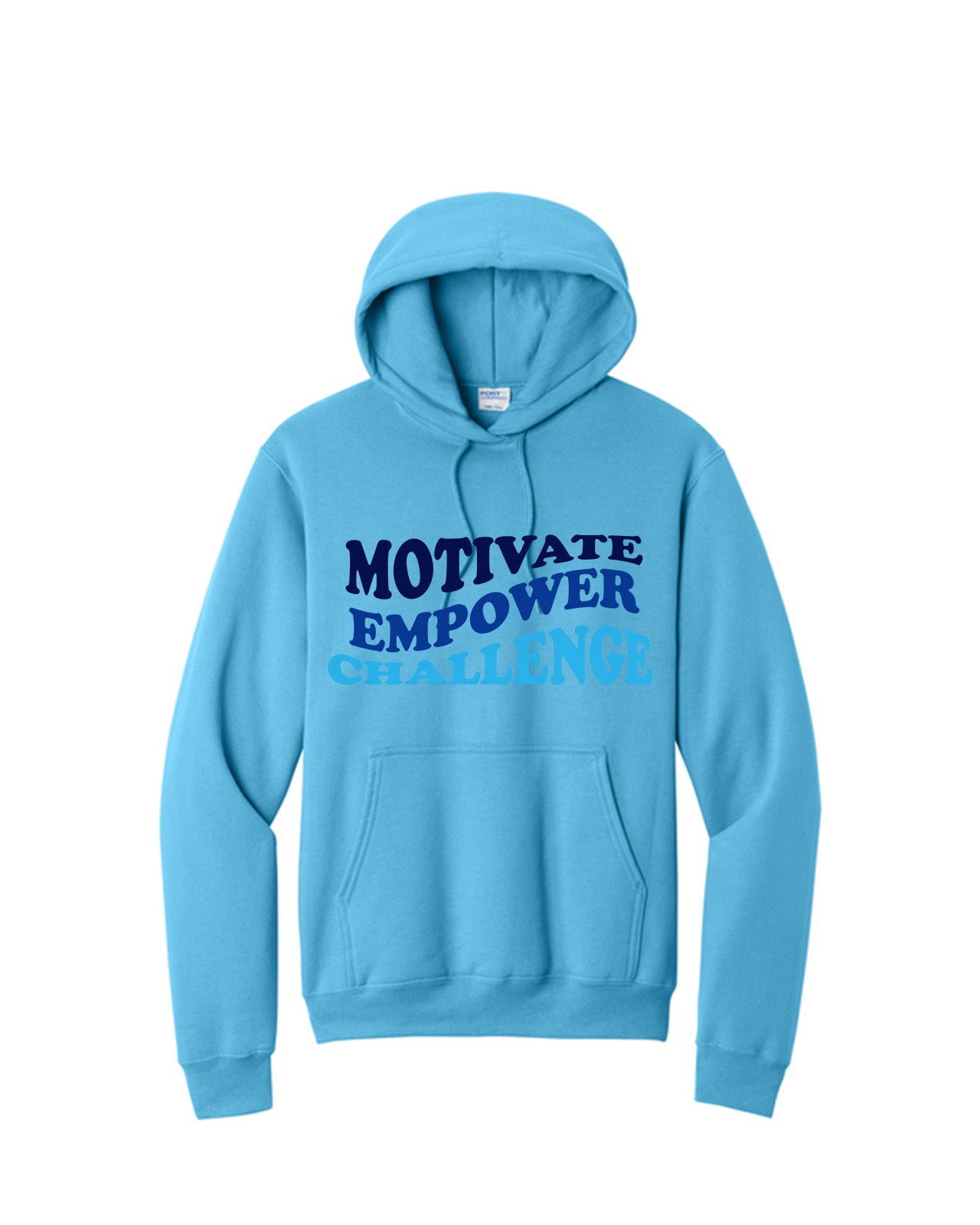 Custom Branded Hoodie - Aquatic Blue