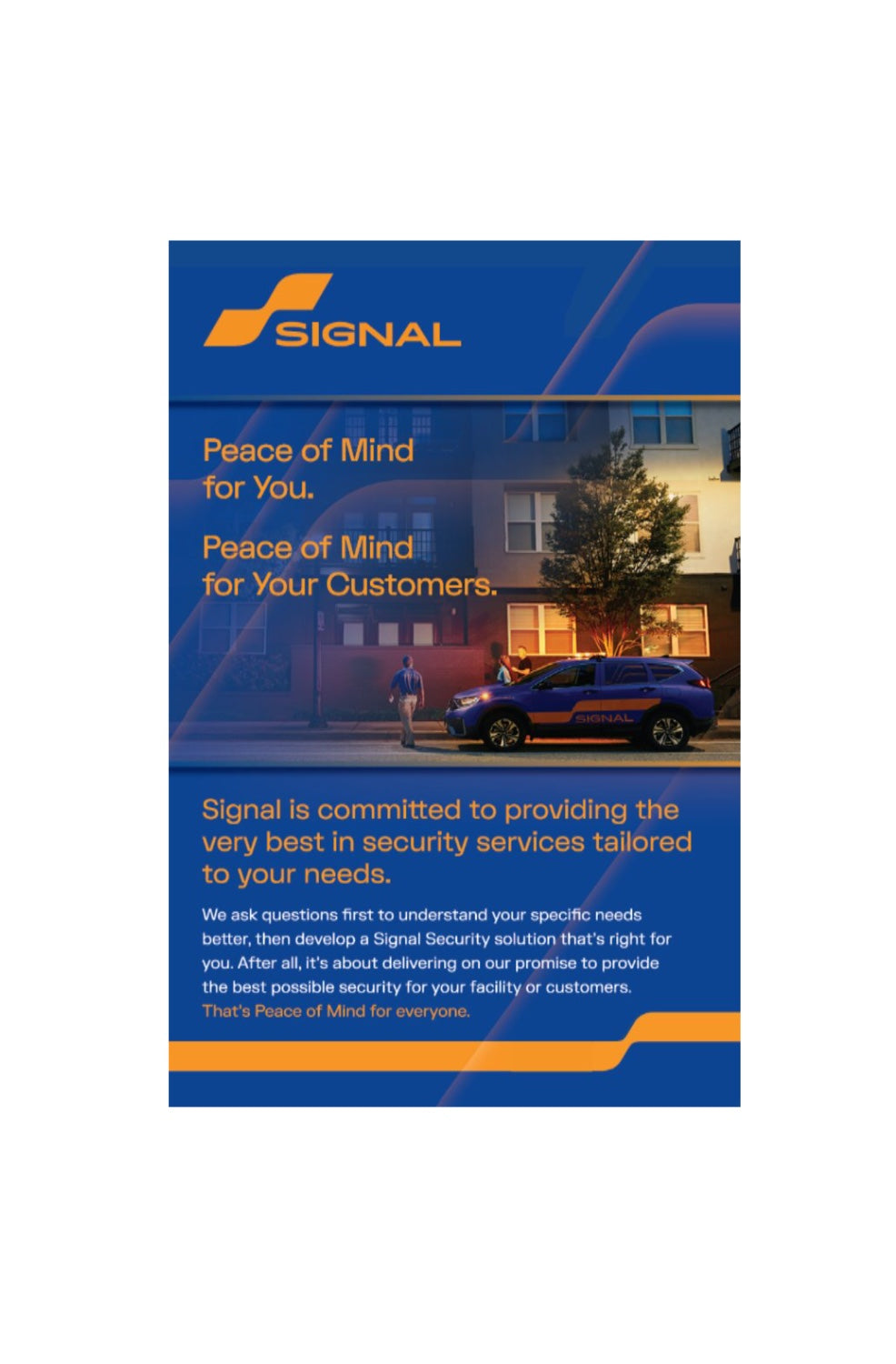 Signal Peace of Mind Flyer