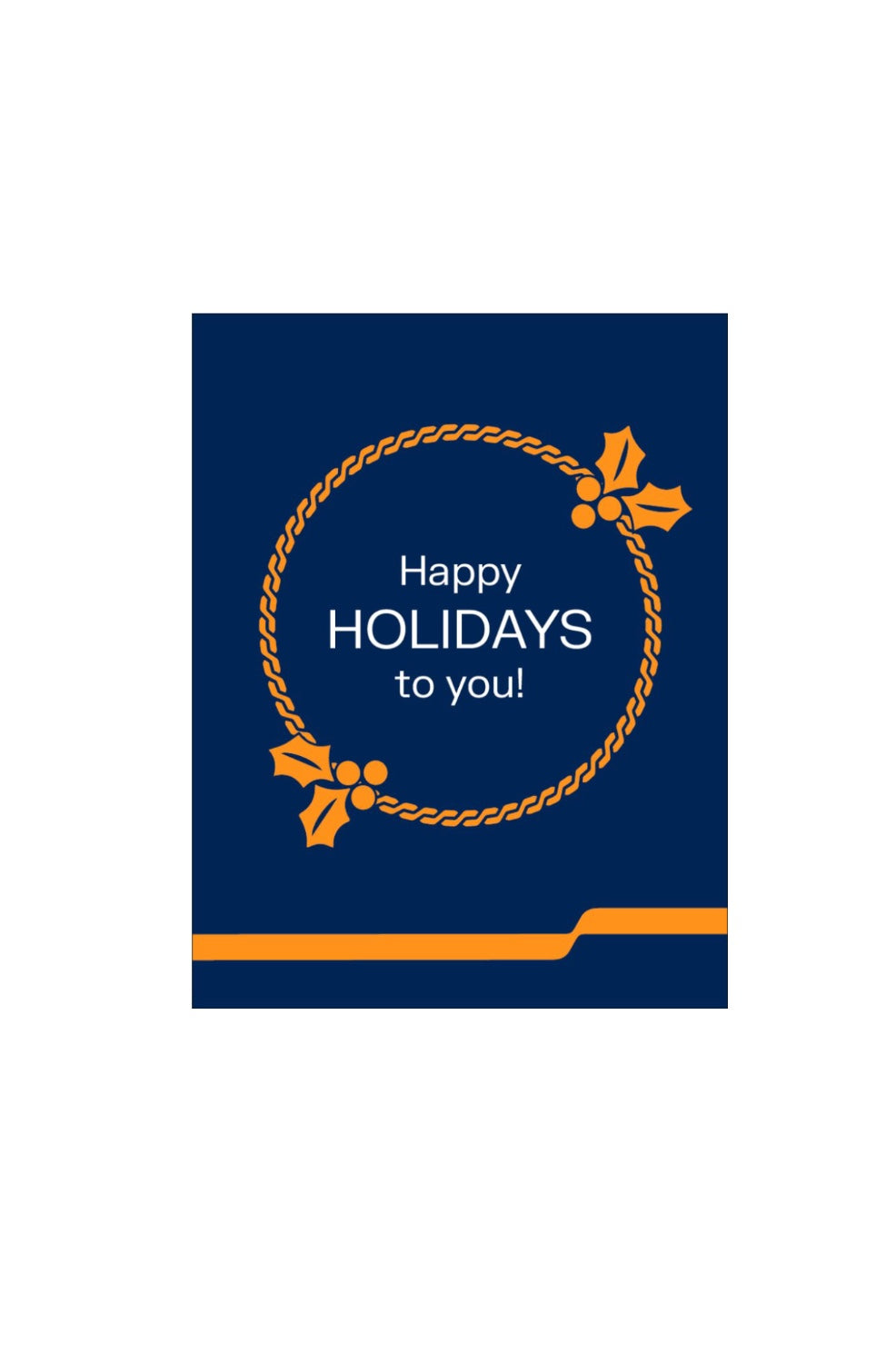 Happy Holidays Card (*Drop Ship Item*)