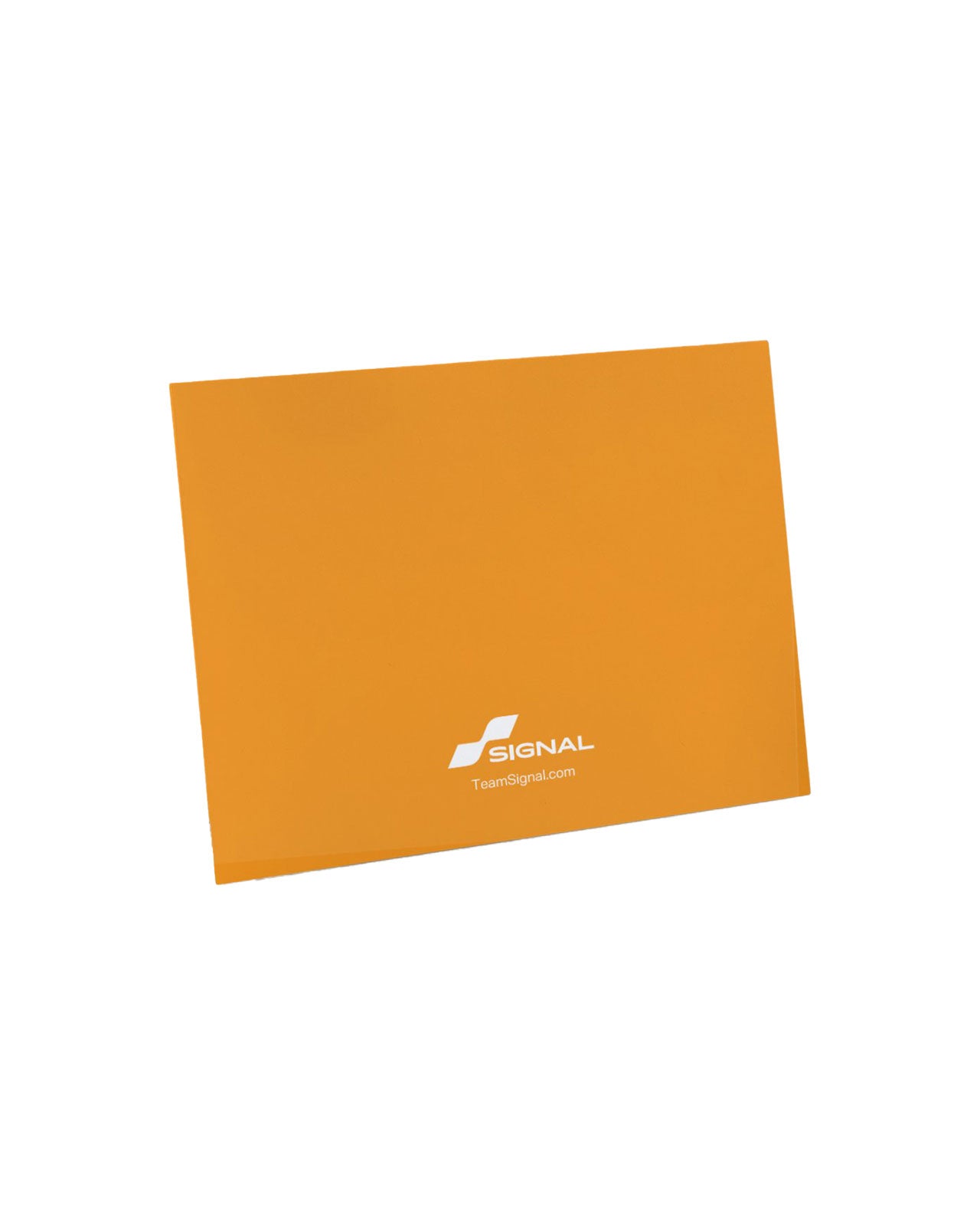 Signal Orange Blank Card
