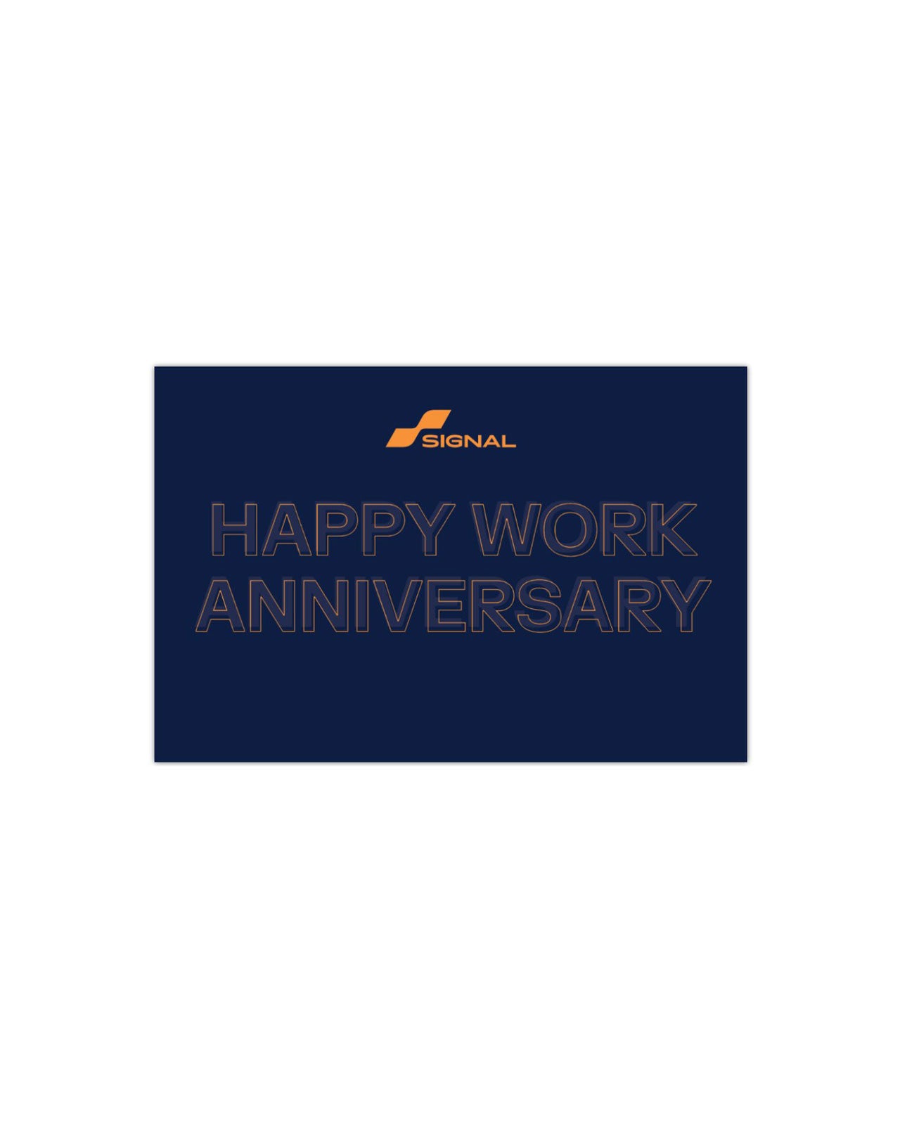 Signal Anniversary Card