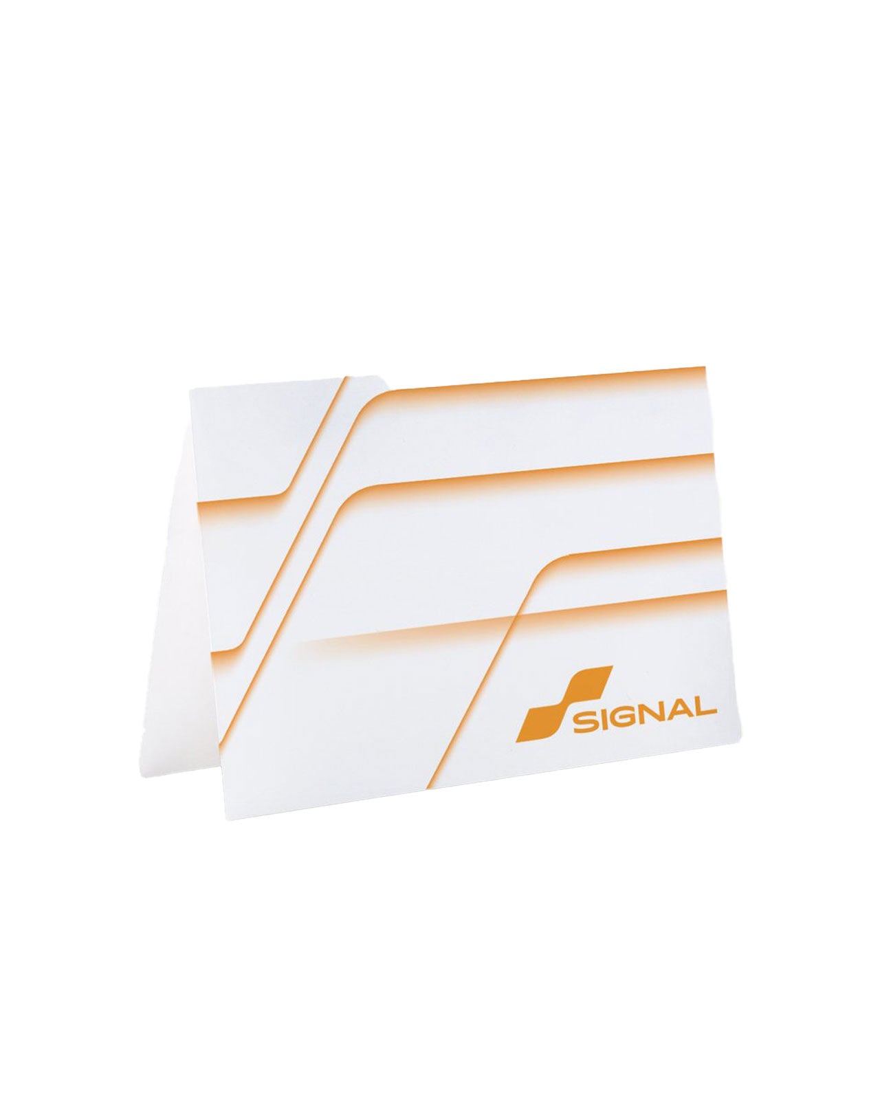 Signal Blank Card - White/Orange