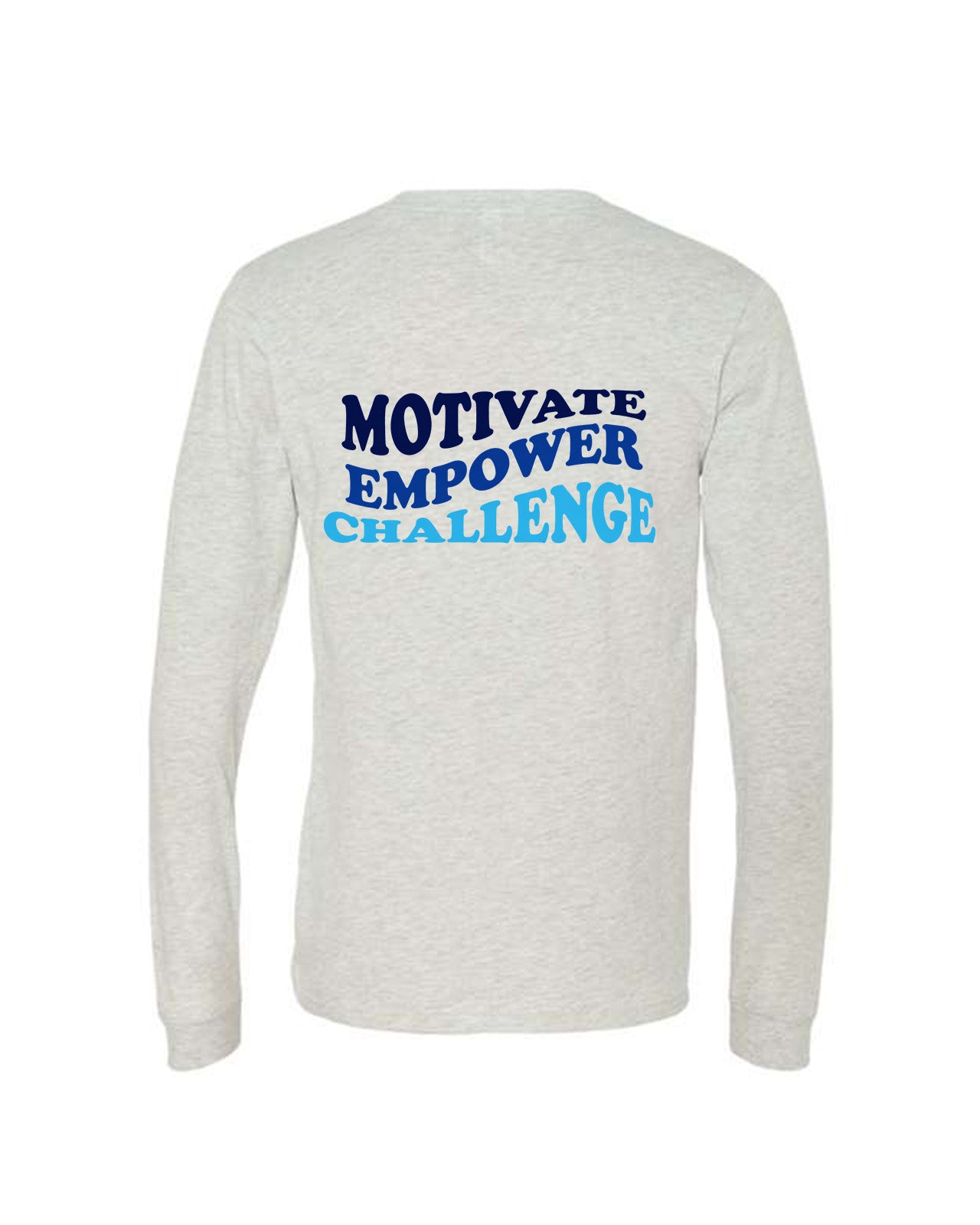 Custom Branded Long Sleeve Tee - Ash