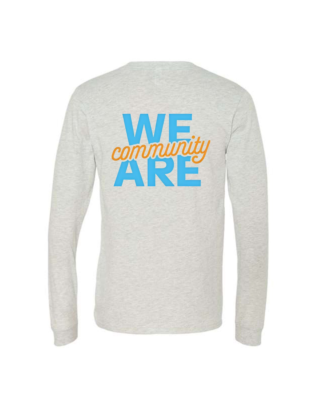 Custom Branded Long Sleeve Tee - Ash