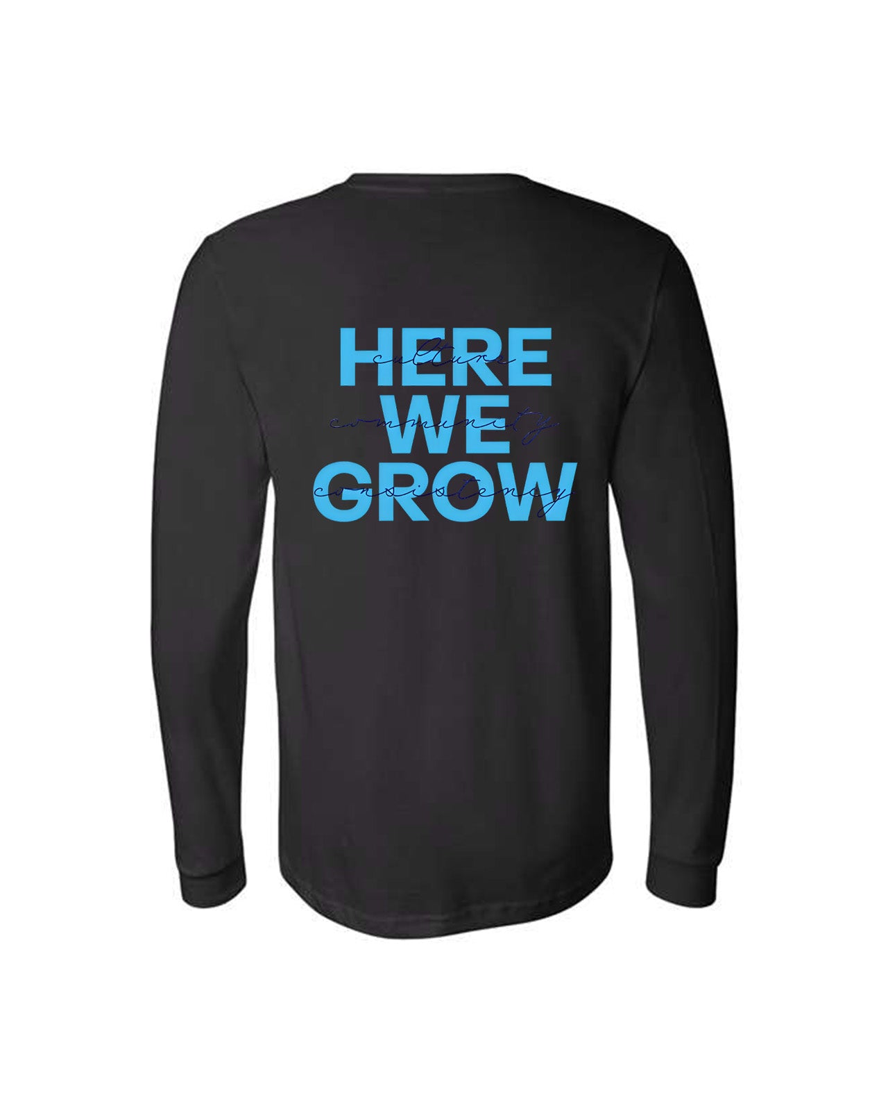 Custom Branded Long Sleeve Tee - Black