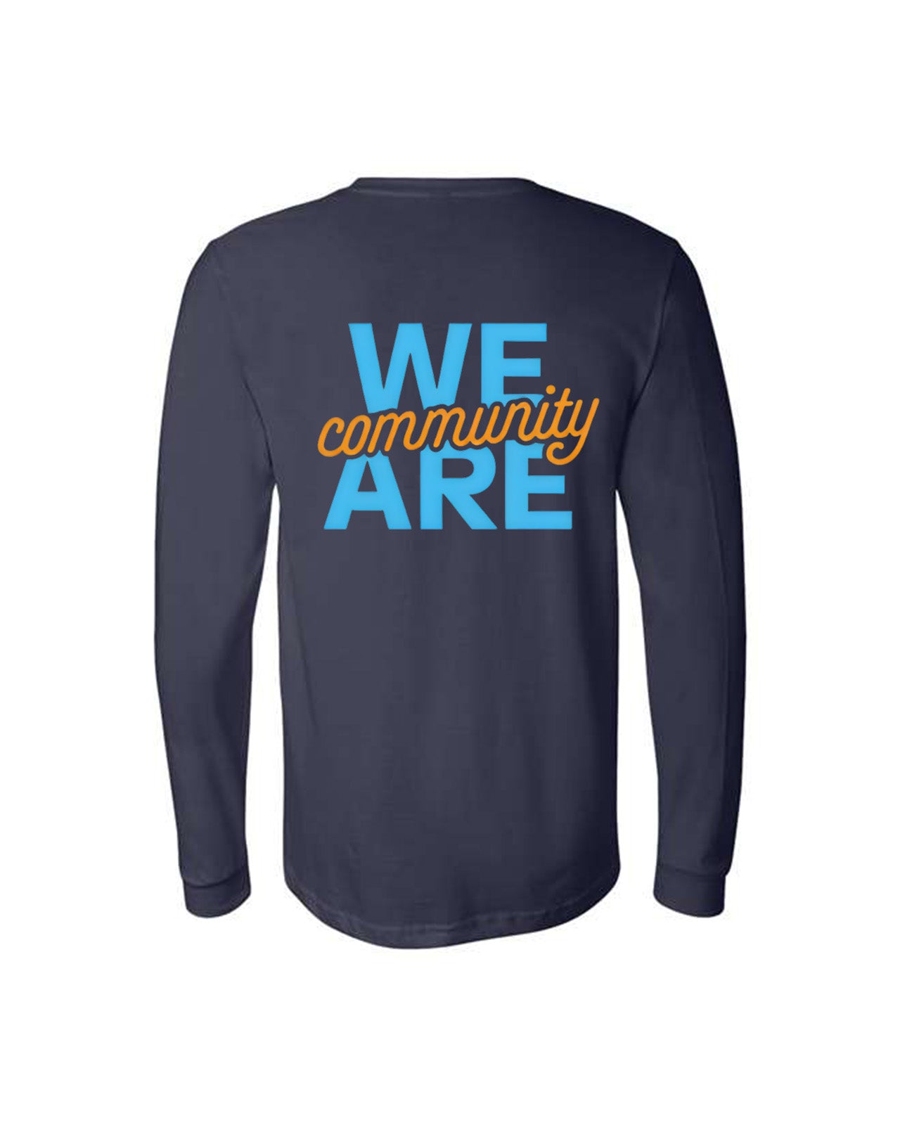 Custom Branded Long Sleeve Tee - Navy