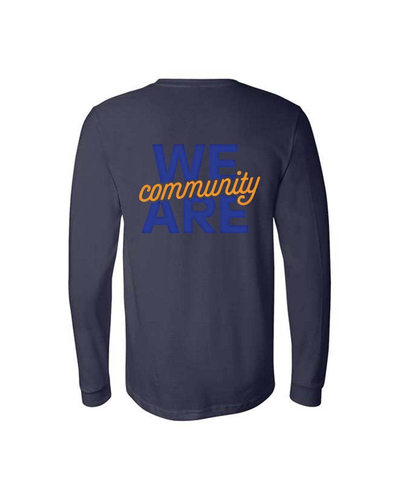 Custom Branded Long Sleeve Tee - Navy