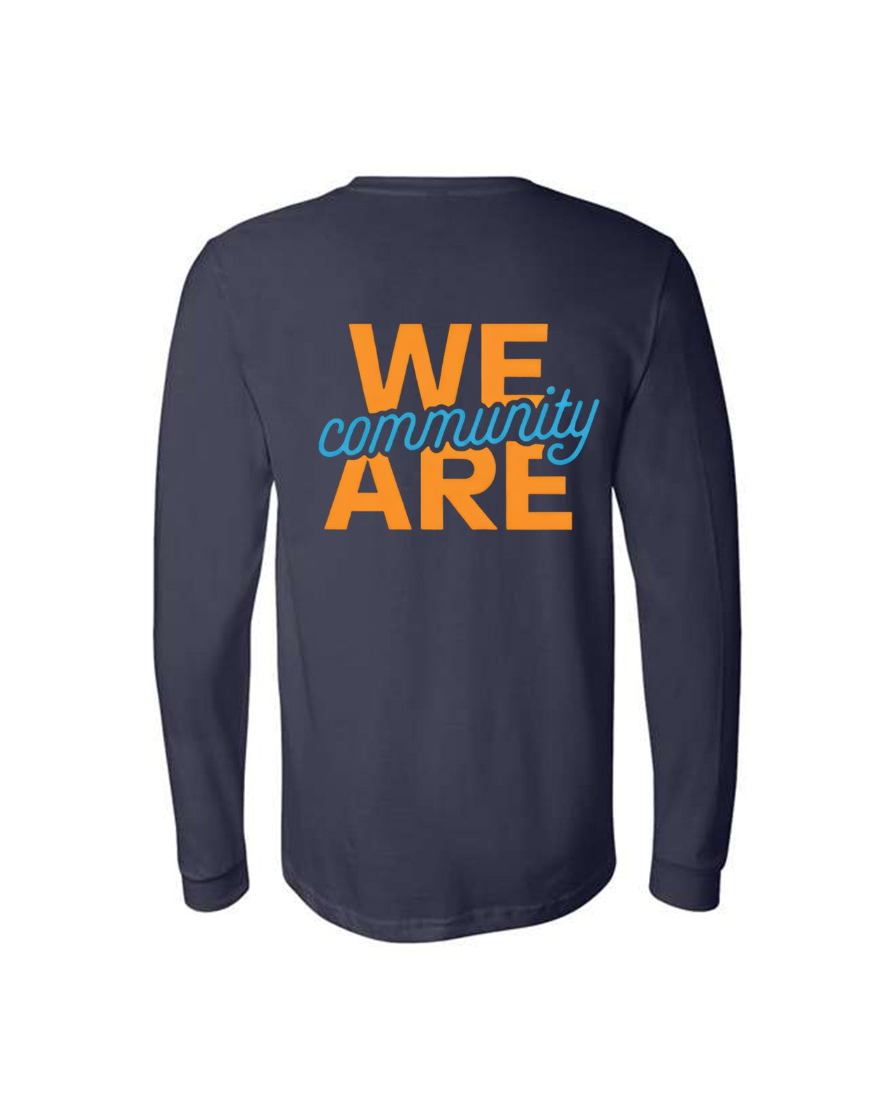 Custom Branded Long Sleeve Tee - Navy