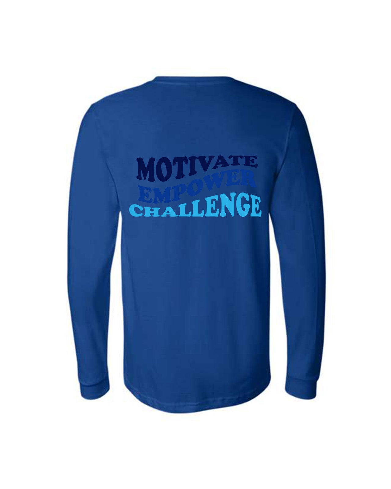 Custom Branded Long Sleeve Tee - Royal