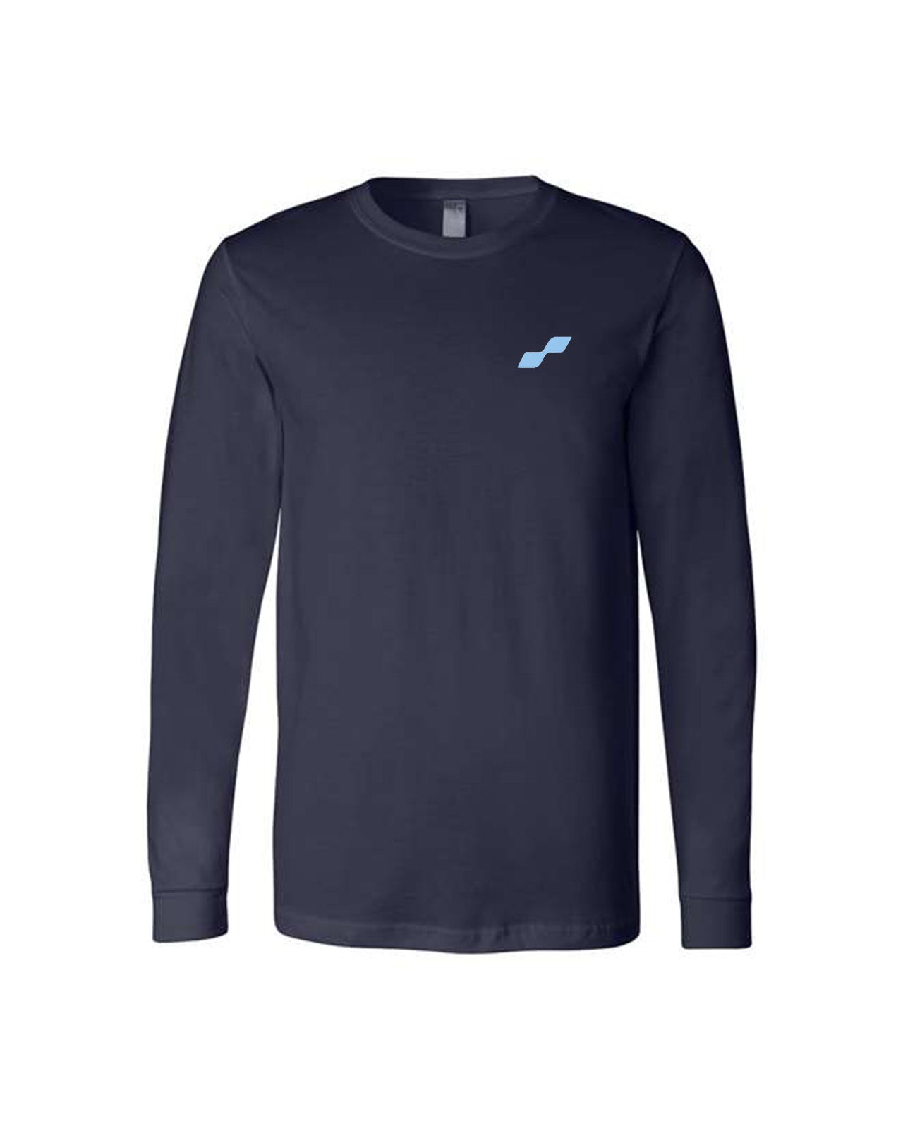 Custom Branded Long Sleeve Tee - Navy