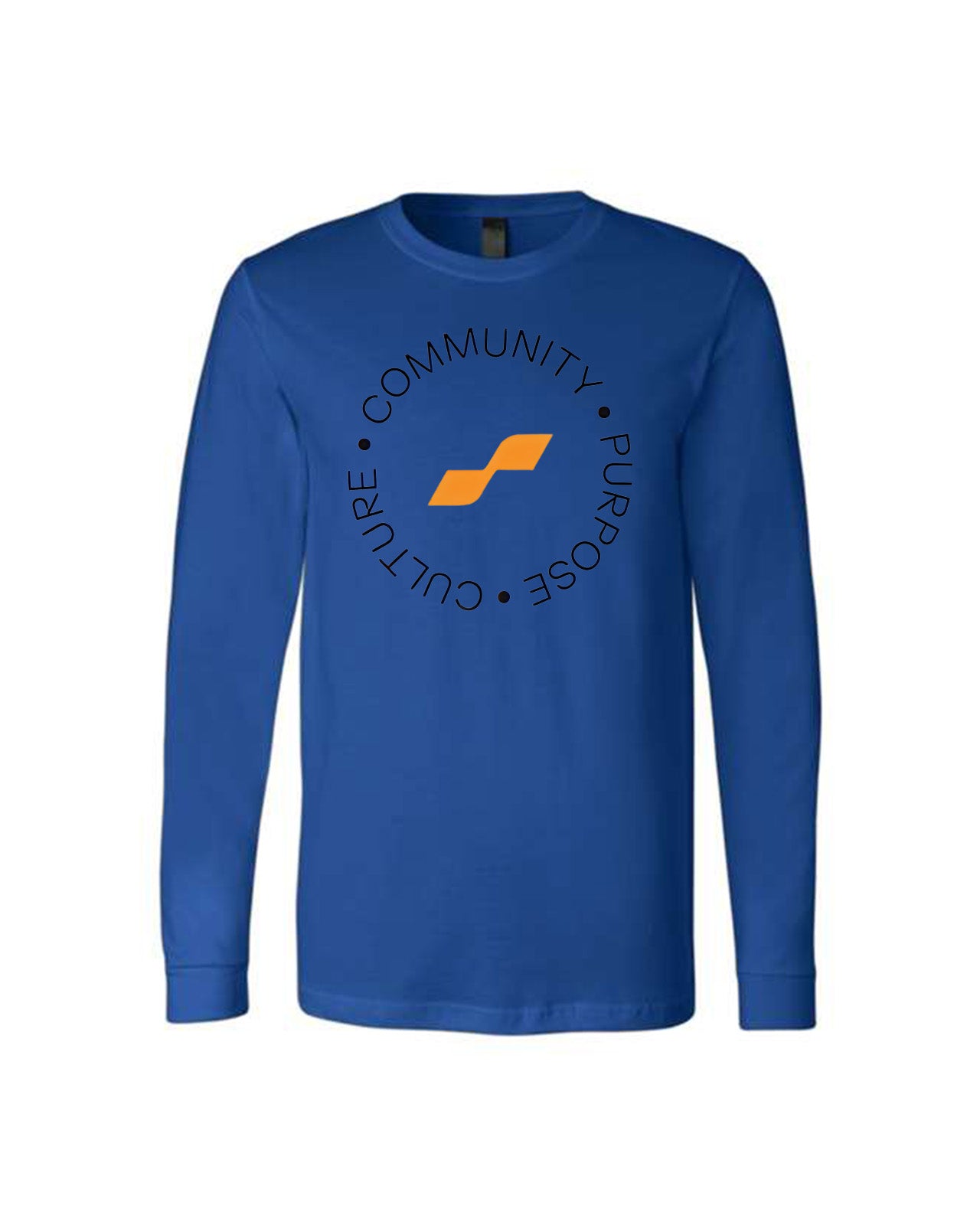 Custom Branded Long Sleeve Tee - Royal