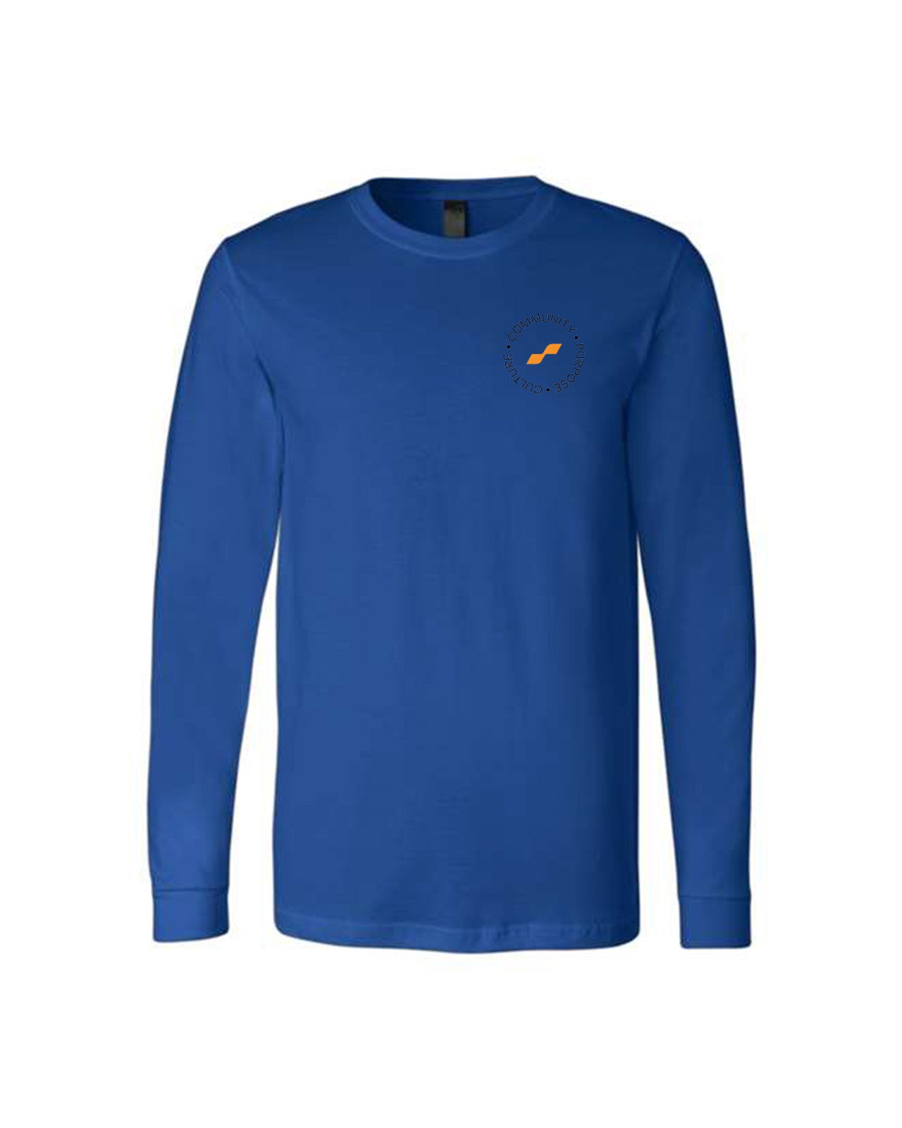 Custom Branded Long Sleeve Tee - Royal
