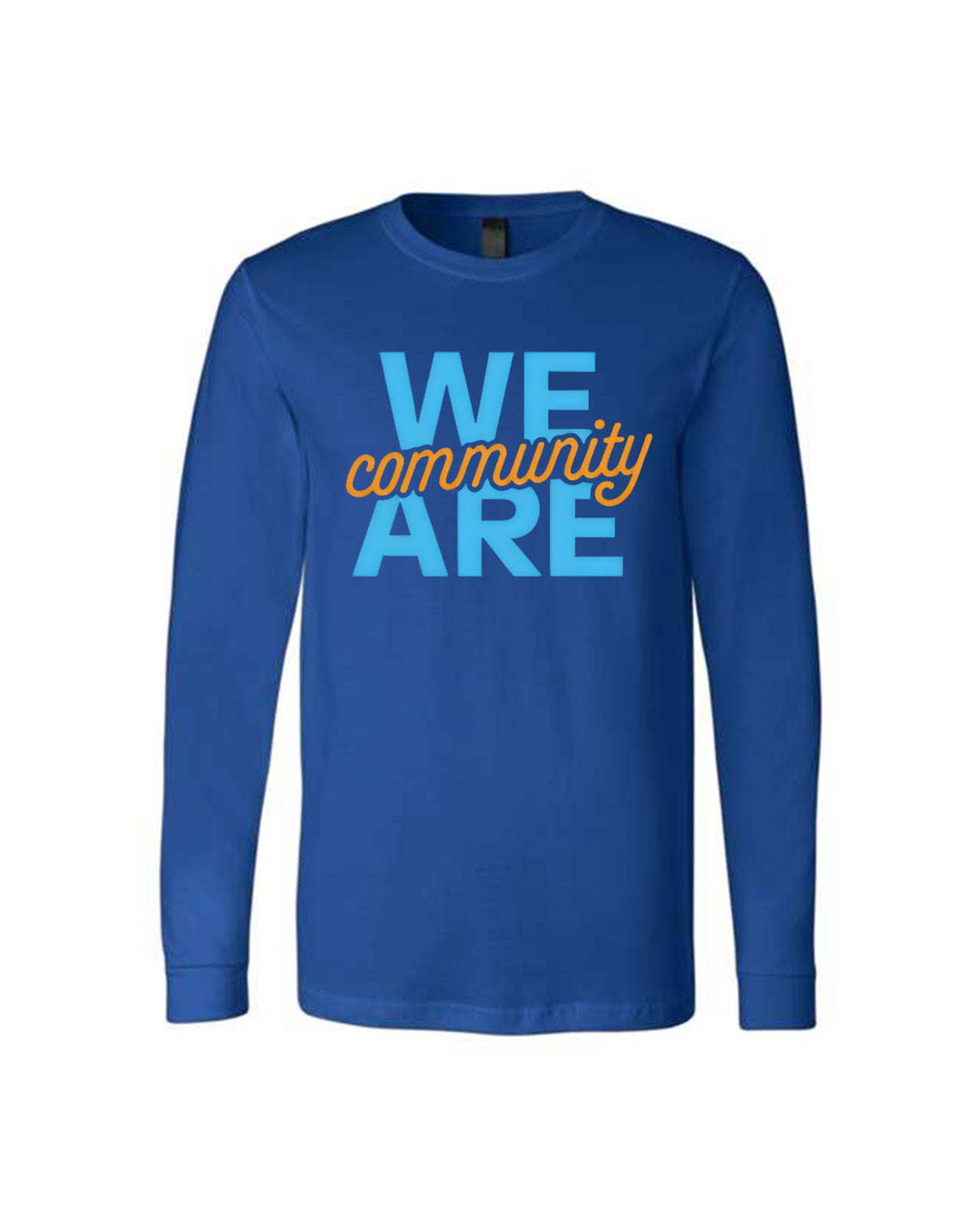 Custom Branded Long Sleeve Tee - Royal