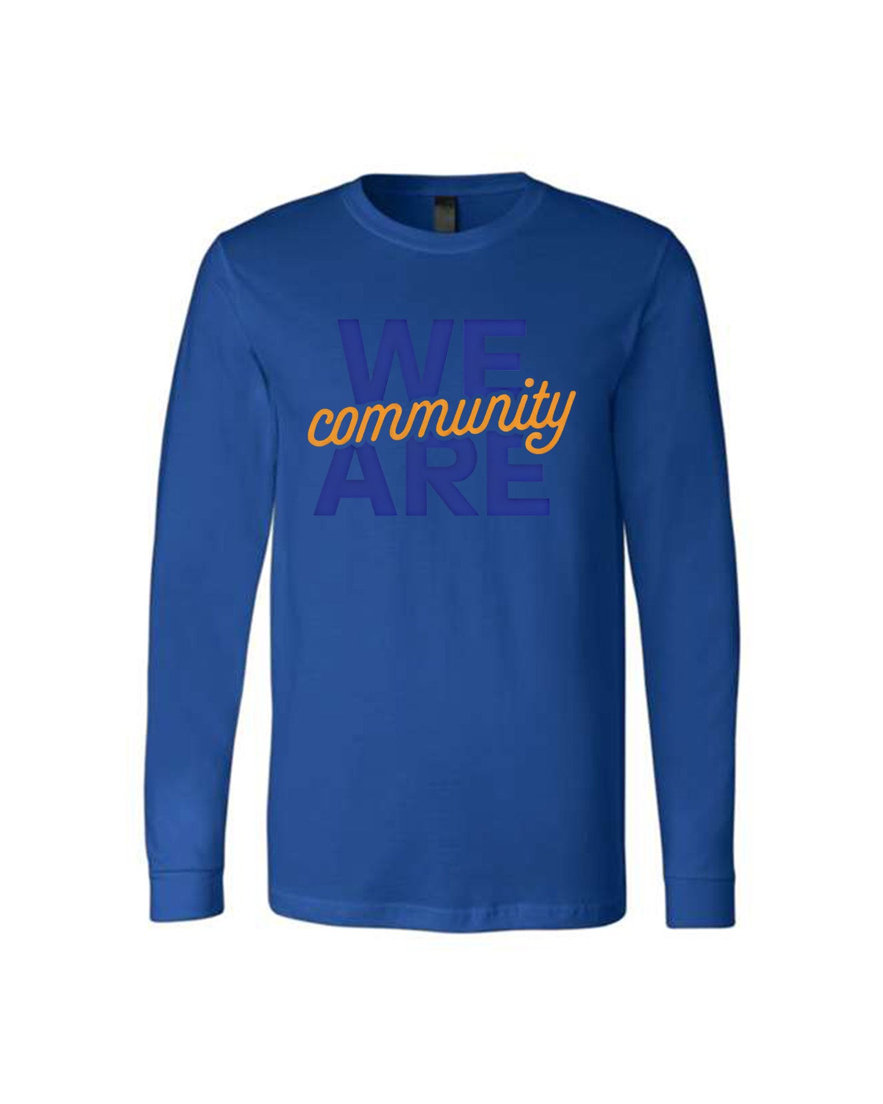 Custom Branded Long Sleeve Tee - Royal