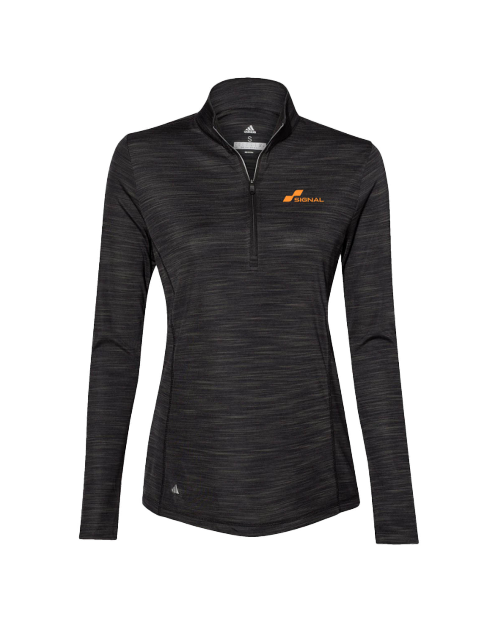 Adidas Women's Lightweight Melange Quarter-Zip Pullover