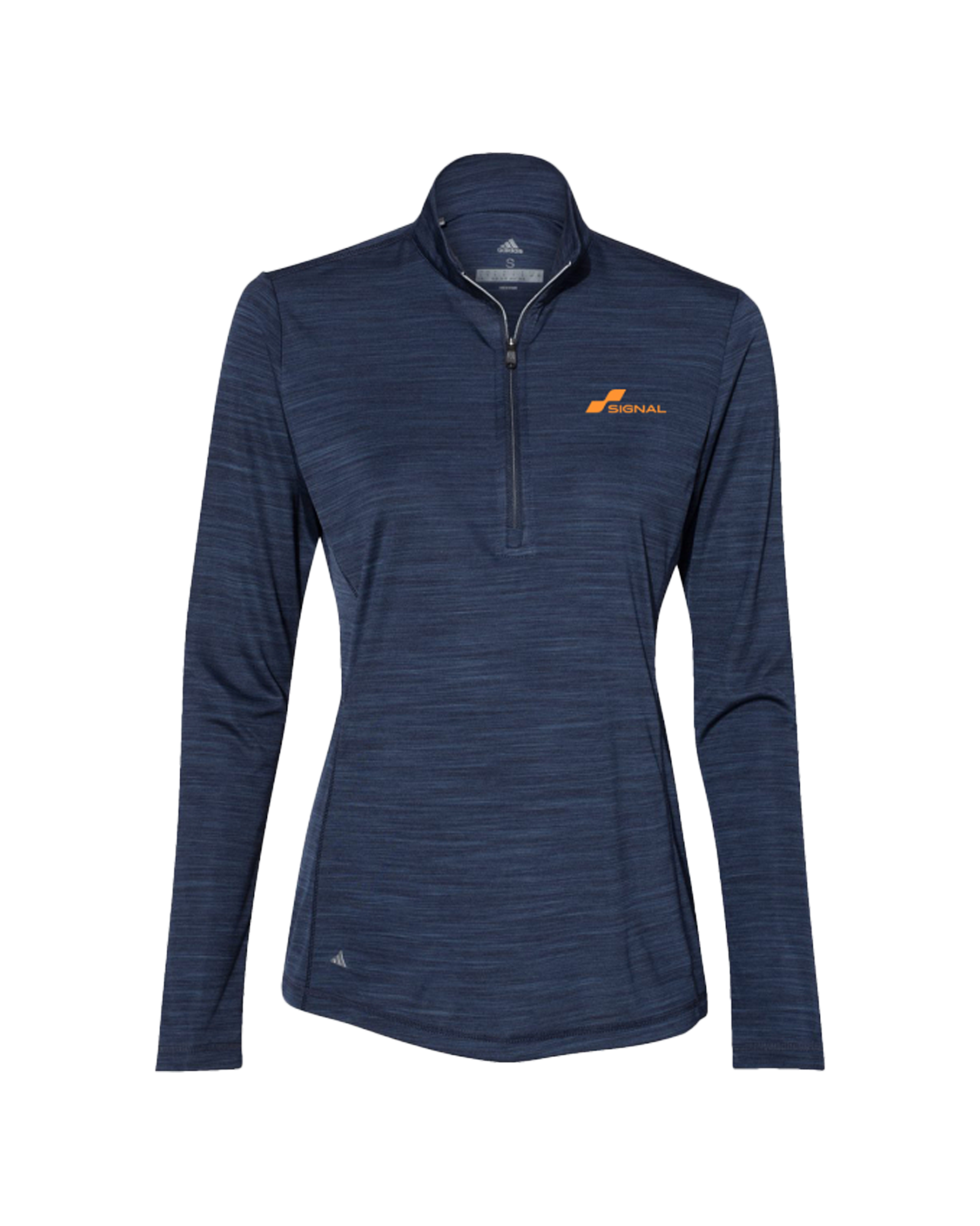 Adidas Women's Lightweight Melange Quarter-Zip Pullover